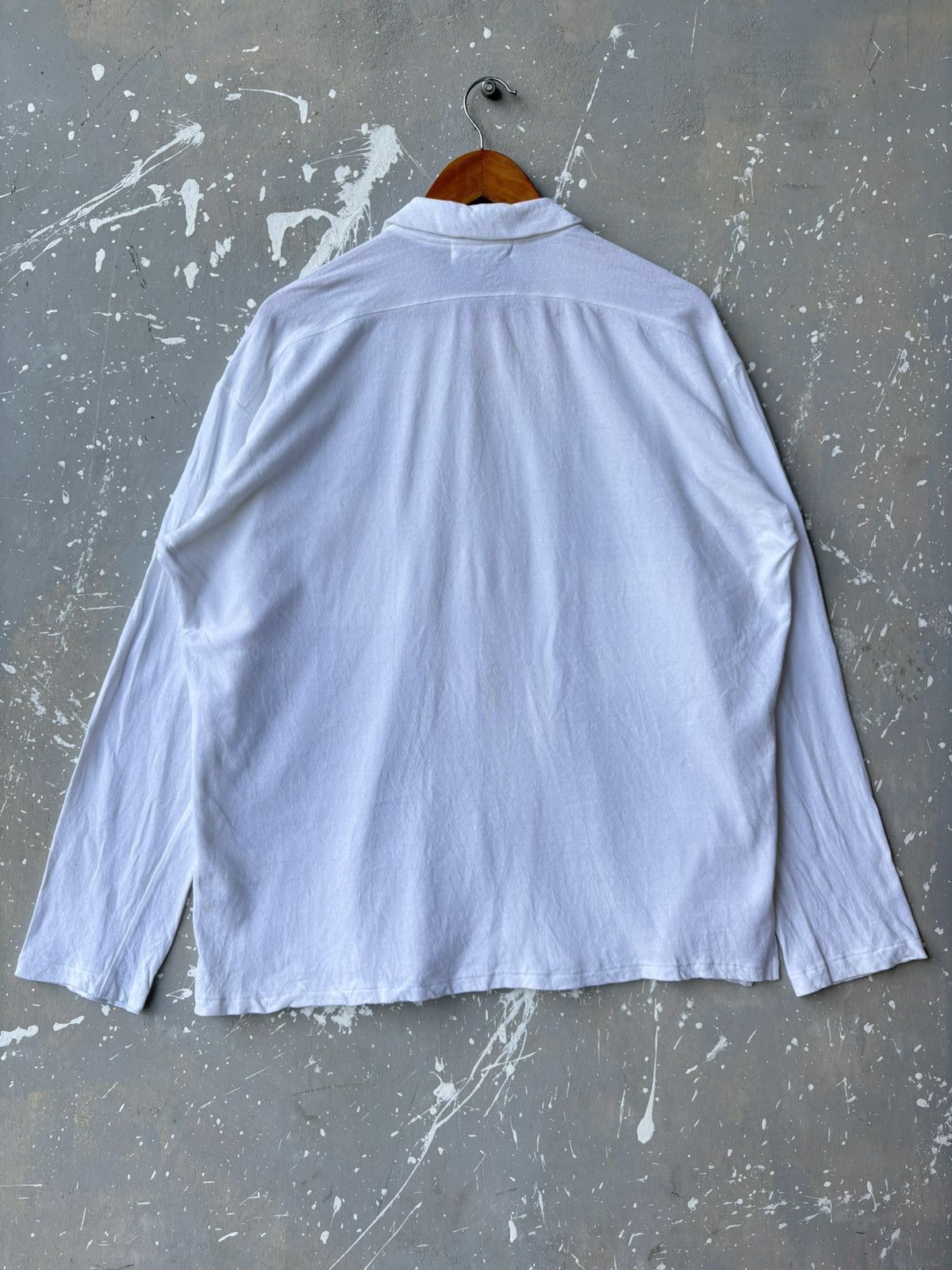 Yohji Yamamoto Archival Y’s for Men Yohji Yamamoto Double Pocket Tee Jacket Size US XL / EU 56 / 4 - 5 Thumbnail