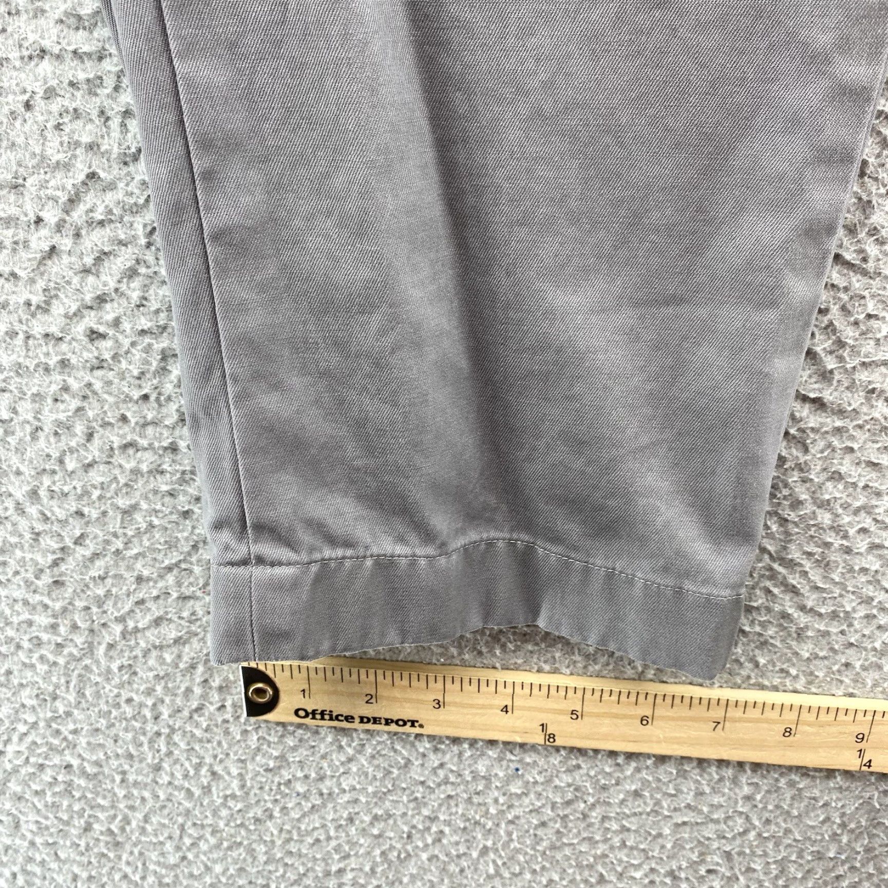 Brooks Brothers Brooks Brothers Pants 35x29 Gray Milano Fit Supima Cotton Golf Preppy Stretch Mens 90s Size US 35 - 6 Thumbnail