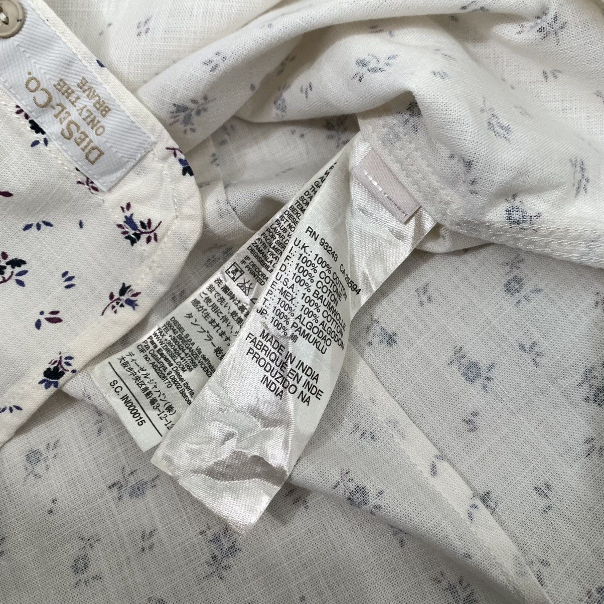 Diesel 🔥DIESEL FLOWER PRINT LONG SLEEVE SHIRT Size US M / EU 48-50 / 2 - 10 Thumbnail