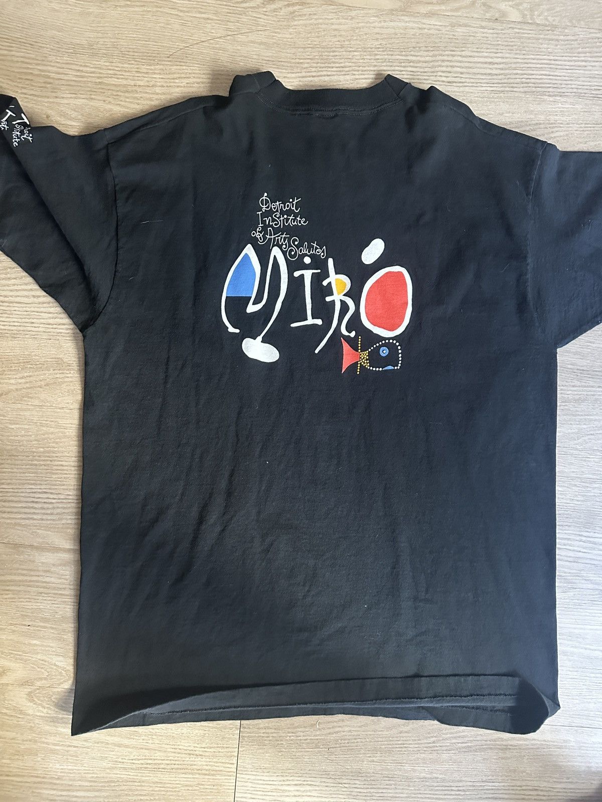 Fruit Of The Loom × Vintage Vintage Joan Miro T Shirt Size US XXL / EU 58 / 5 - 2 Thumbnail