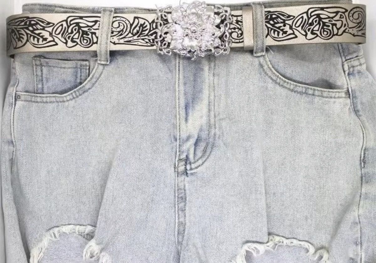 Japanese Brand Rose Buckle Belt Size ONE SIZE - 3 Thumbnail