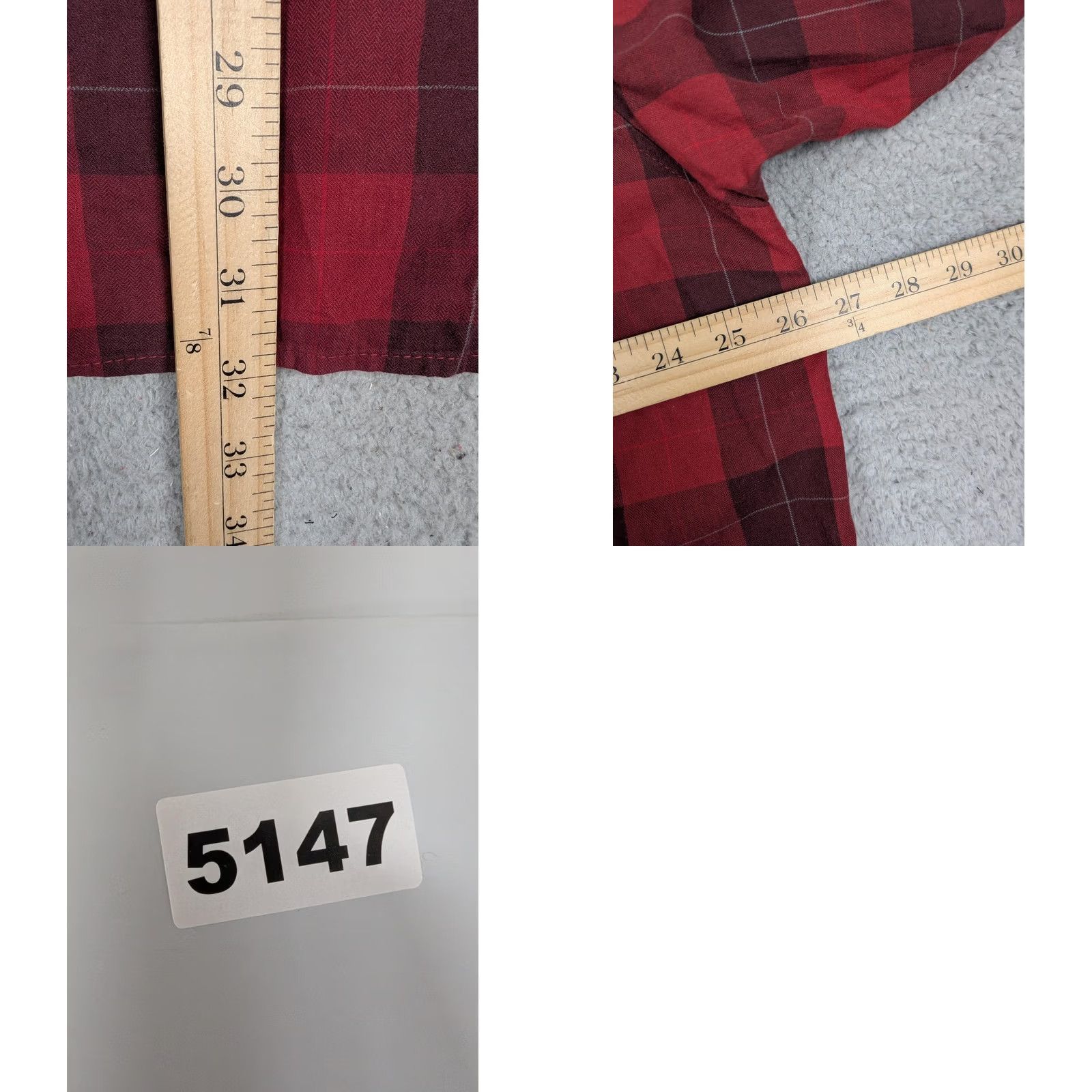 Vintage Columbia Shirt Mens 2XL Red Plaid Long Sleeve Button Front Cotton Casual Size US XXL / EU 58 / 5 - 8 Thumbnail