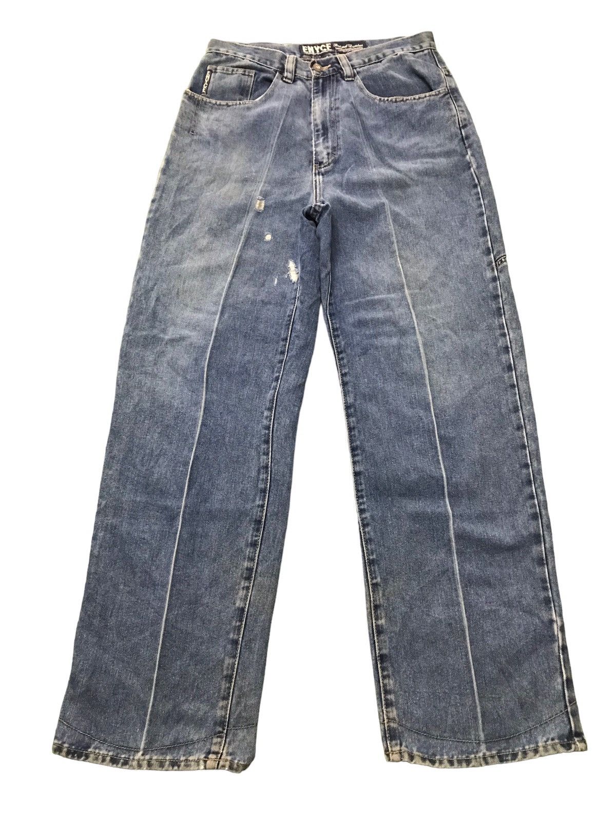 Japanese Brand × Vintage Vintage Enyce Super Baggy Distressed Denim Jeans Size US 30 / EU 46 - 1 Thumbnail