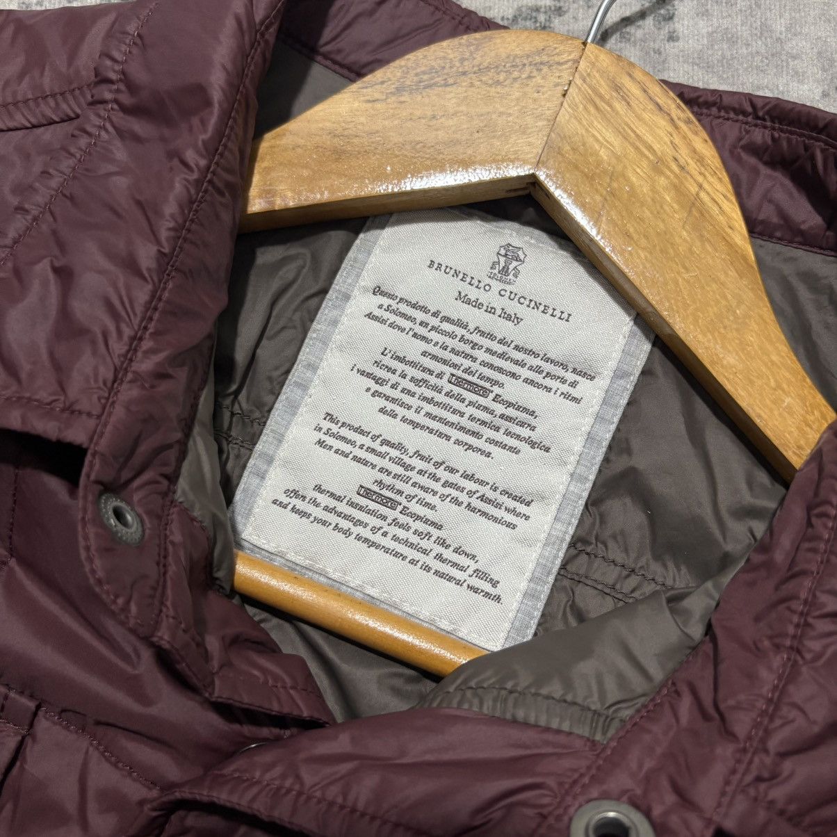 Brunello Cucinelli Brunello Cucinelli snap button light down jacket Size US S / EU 44-46 / 1 - 3 Thumbnail