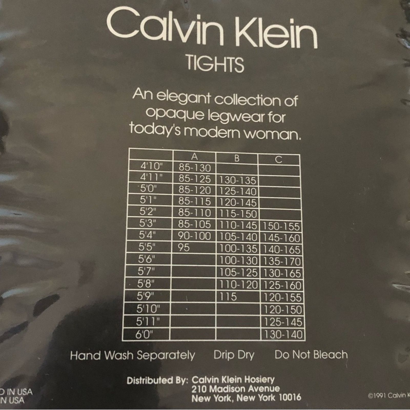 Calvin Klein Calvin Klein tights old gold size B NIP Size ONE SIZE - 4 Thumbnail