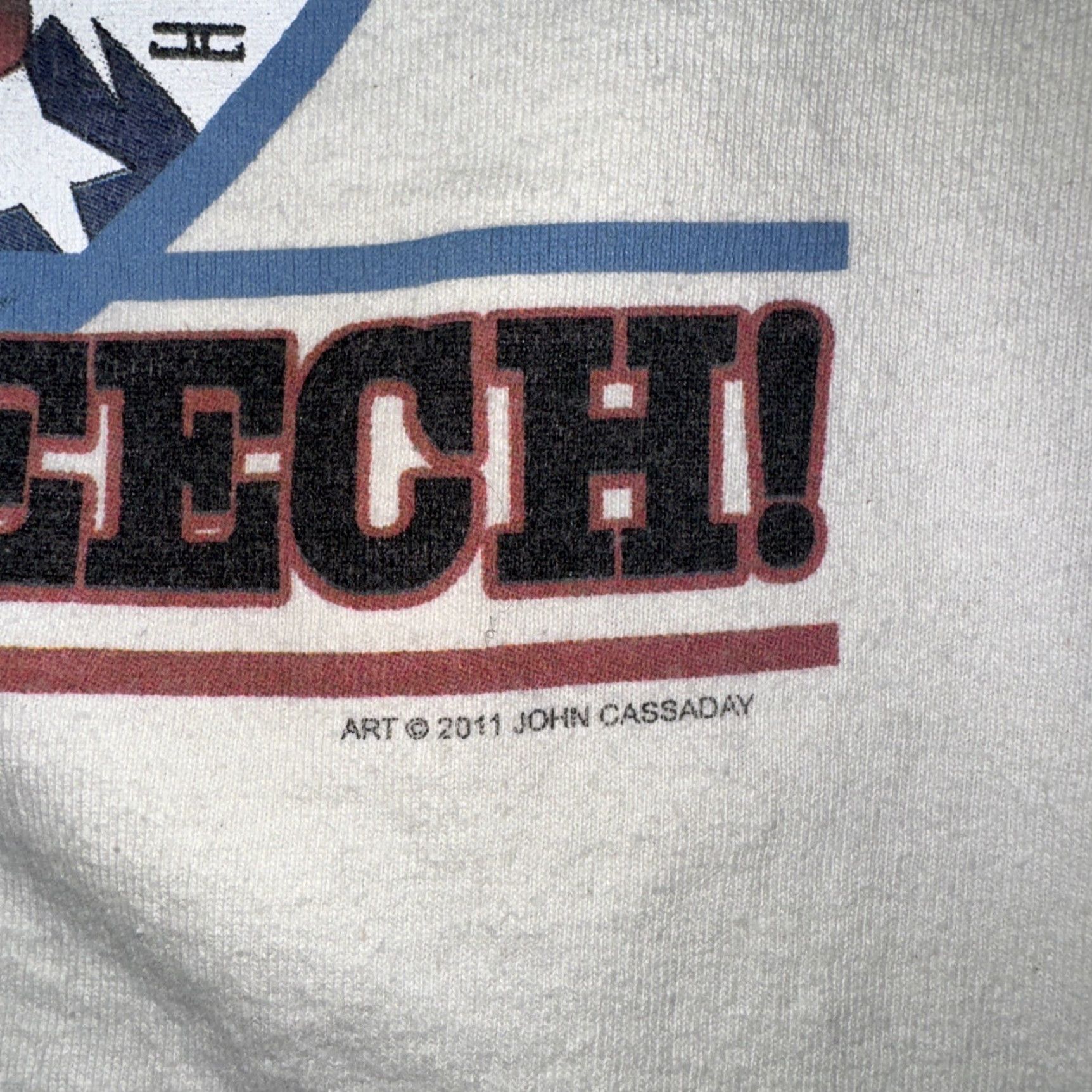 Vintage VINTAGE Graffiti Defend Speech T-Shirt Large Mens White 20x26 John Cassaday Size US L / EU 52-54 / 3 - 5 Thumbnail