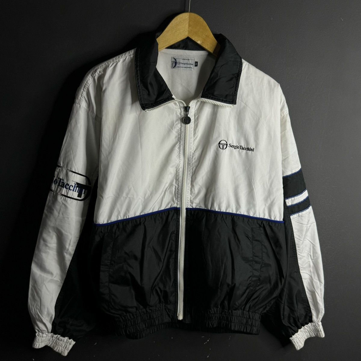 Sergio Tacchini Sergio Tacchini Vintage Windbreaker Jacket Size US M / EU 48-50 / 2 - 1 Thumbnail