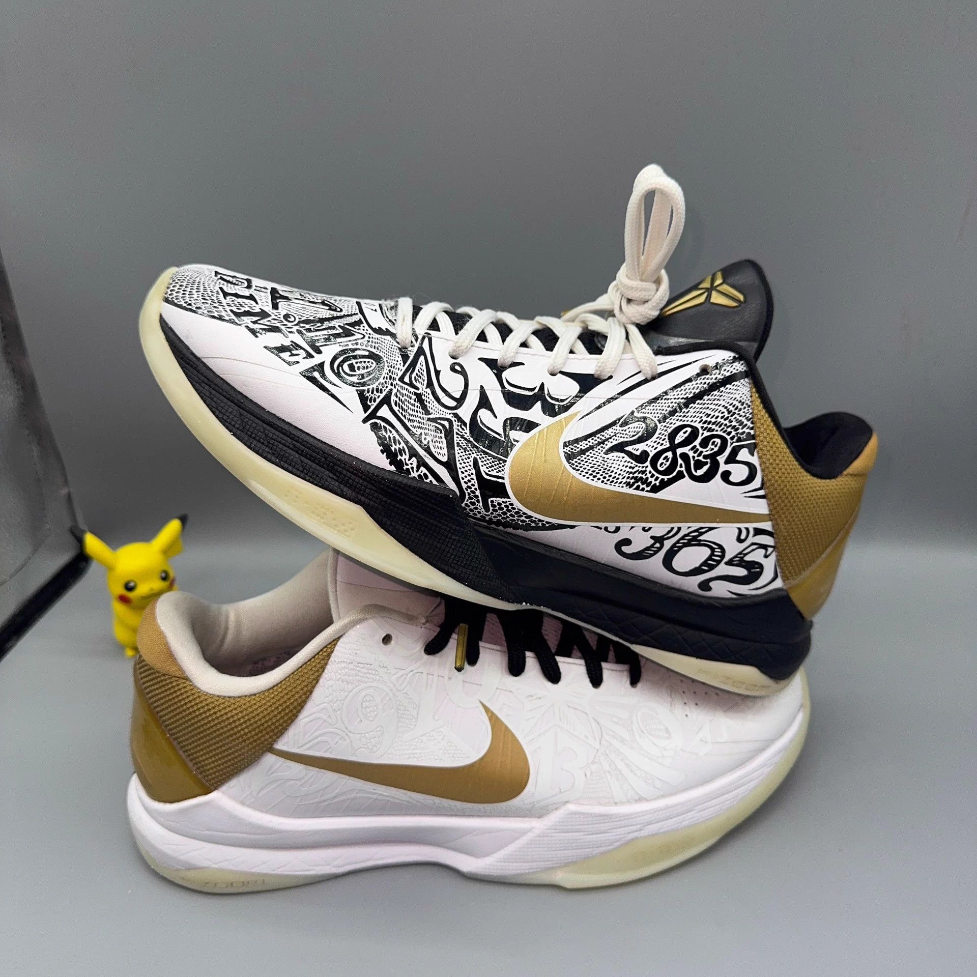 Nike Nike Kobe 5 Stage Black/White/Gold Size US 10 / EU 43 - 5 Thumbnail