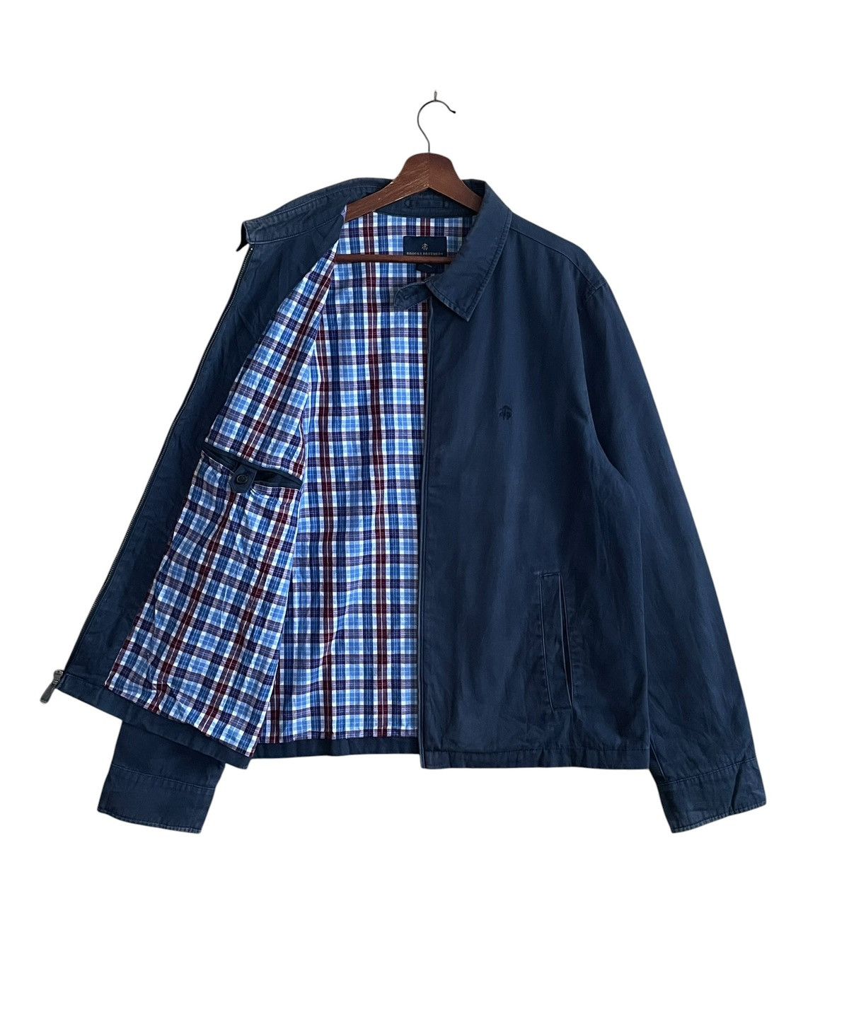 Brooks Brothers Very Rare Vintage Brand Brooks Brother Bomber Jacket 1990s Size US L / EU 52-54 / 3 - 3 Thumbnail