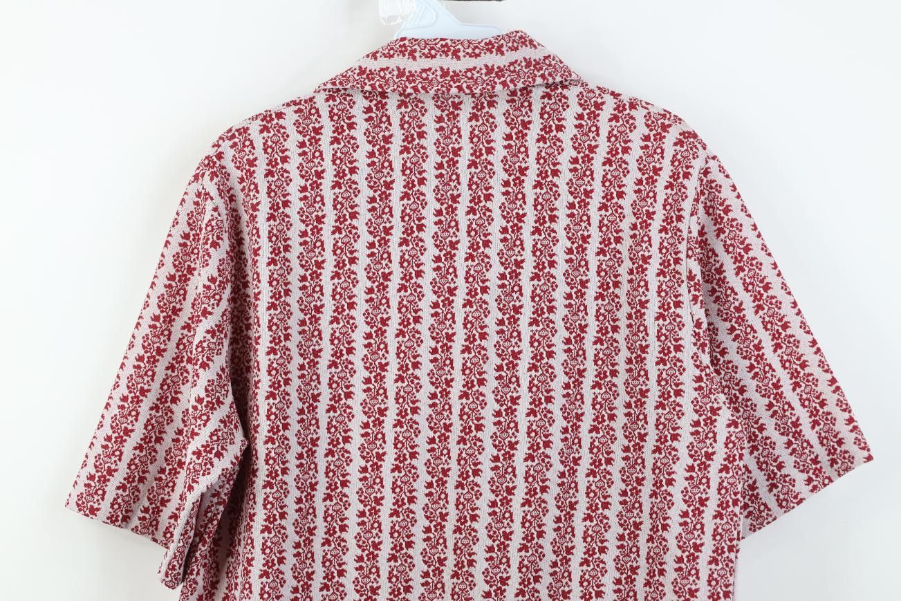 Vintage Vintage 60s 70s Streetwear Dagger Collar Knit Polo Shirt USA Size US M / EU 48-50 / 2 - 13 Thumbnail