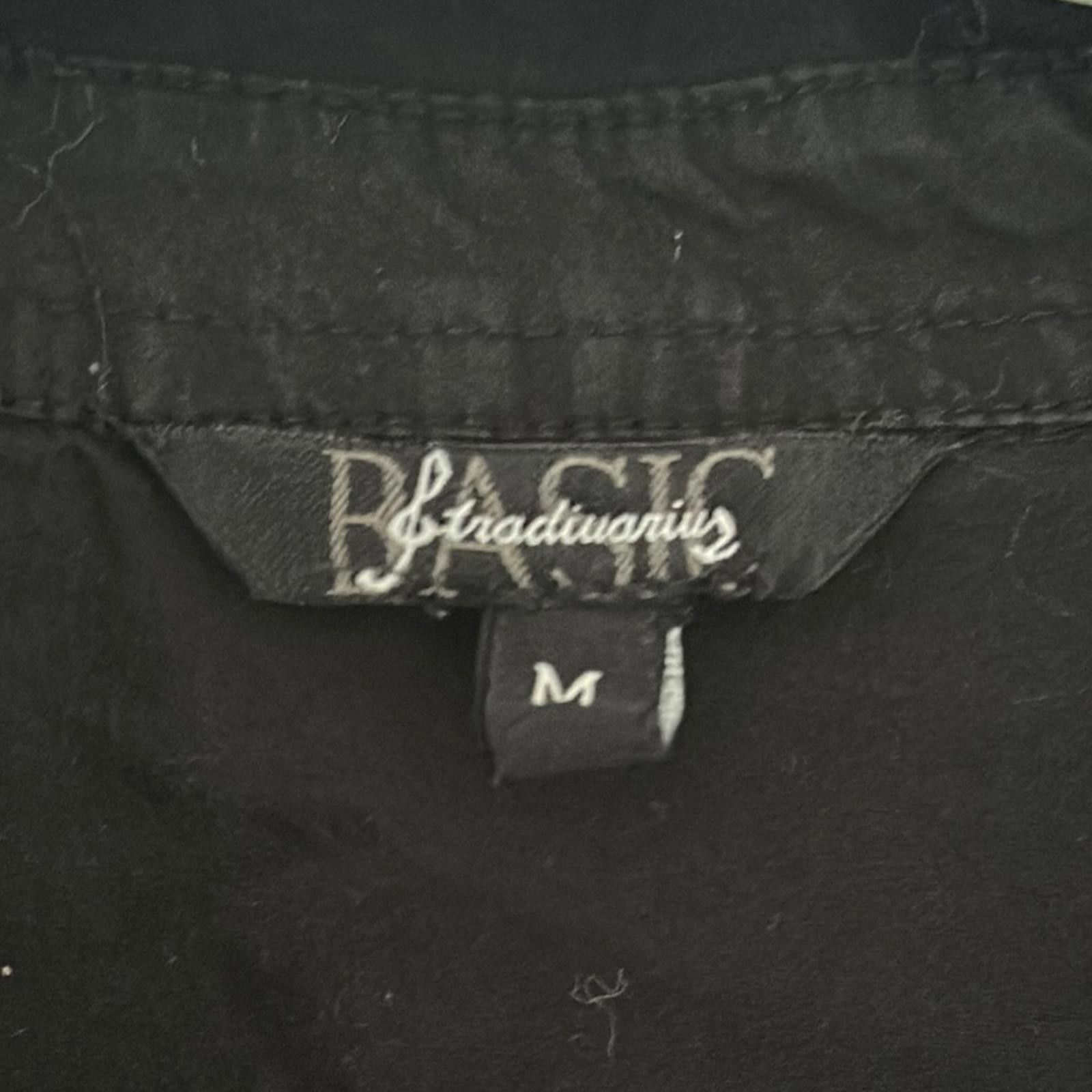 Stradivarius Stradivarius Black Utility Jacket with Classic Design Size M / US 6-8 / IT 42-44 - 2 Thumbnail