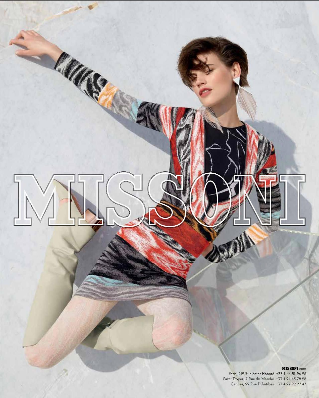 Missoni Missoni Wool Knit Sweater Dress Black Red Size US XL 14 IT50 Size XL / US 12-14 / IT 48-50 - 3 Thumbnail