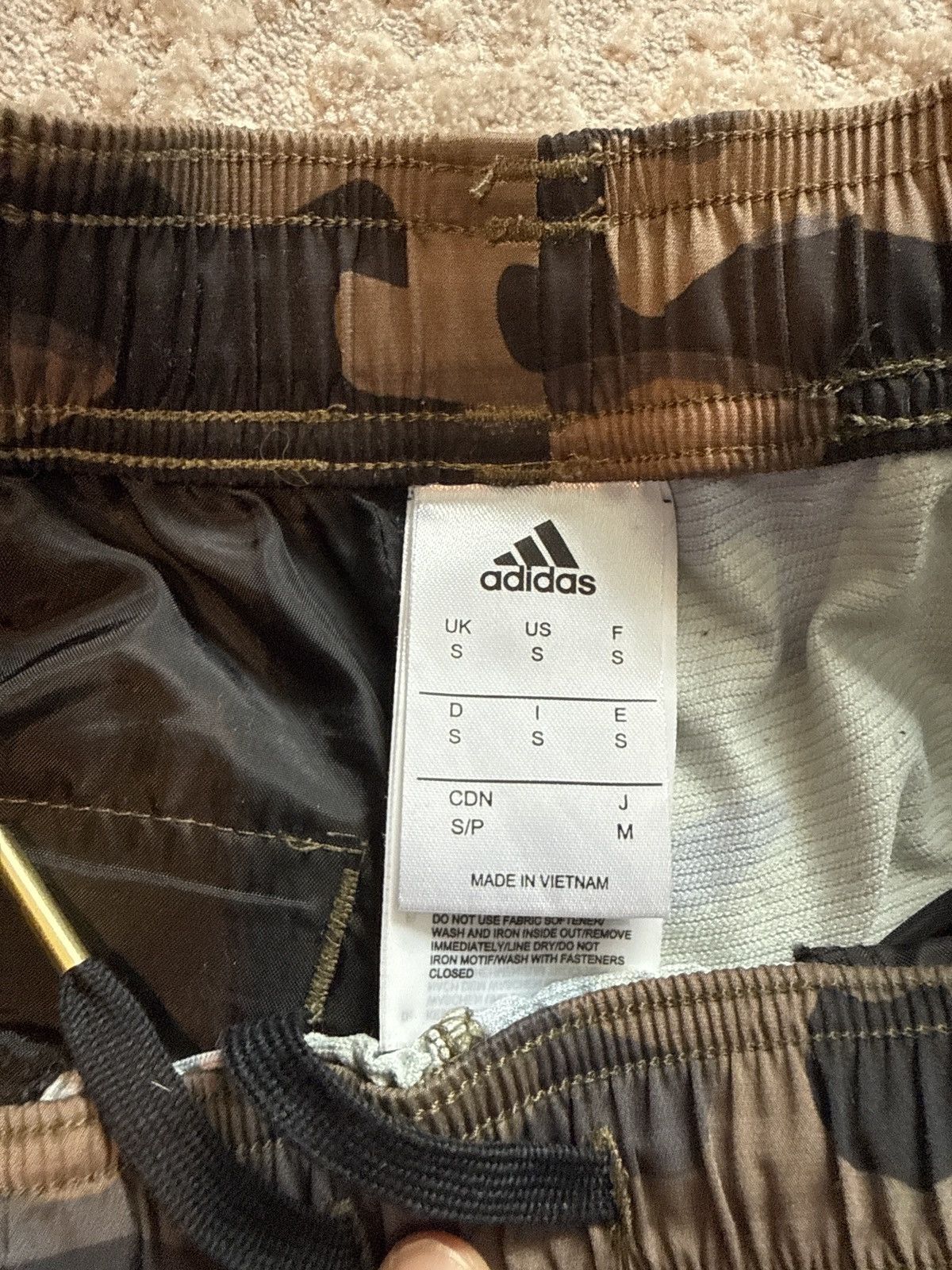 Kith Kith x Adidas Soccer camo joggers (SS18) Size US 28 / EU 44 - 4 Thumbnail