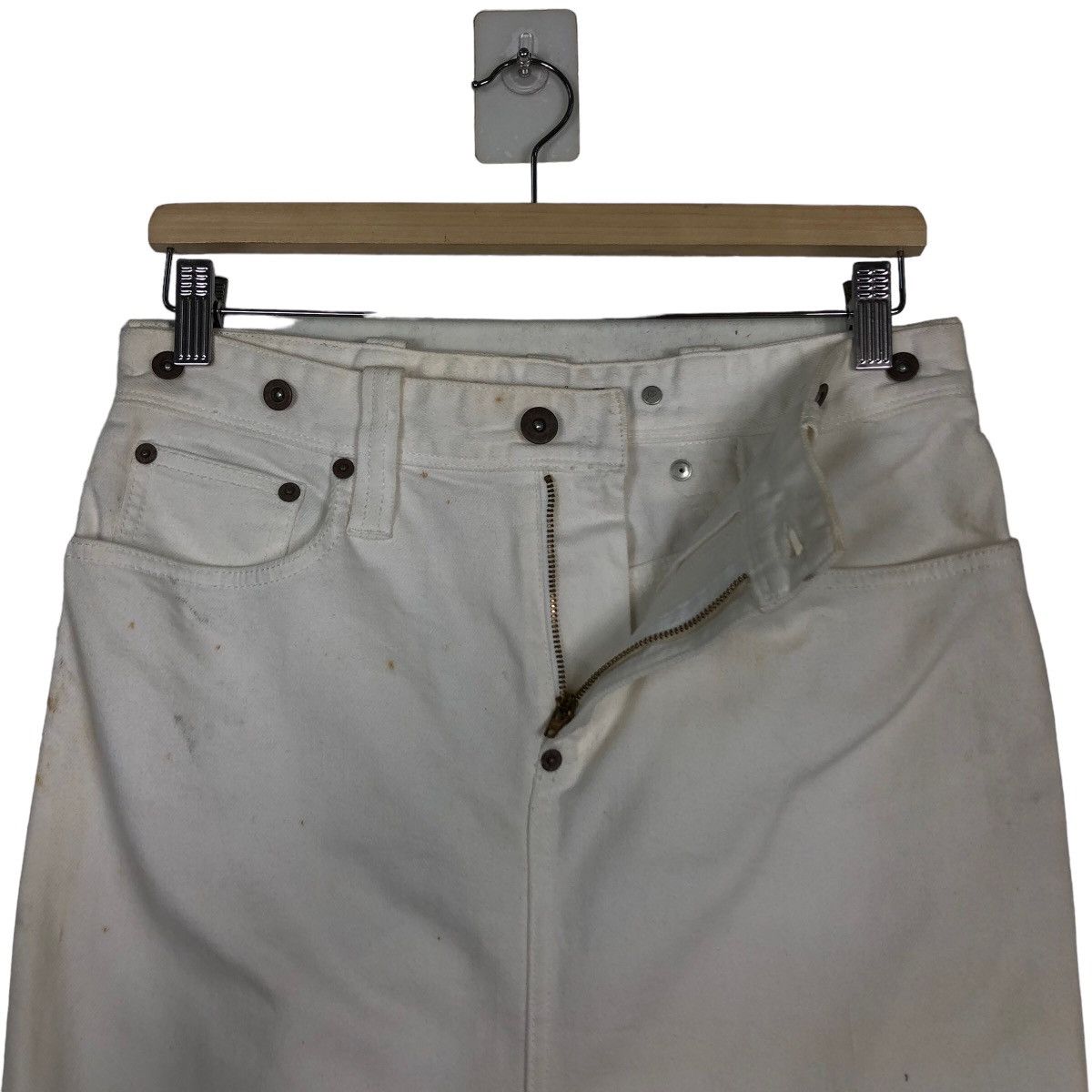 Polo Ralph Lauren 🔥Denim Skirt Ralph Lauren Leather Patch Size 30" / US 8 / IT 44 - 9 Thumbnail