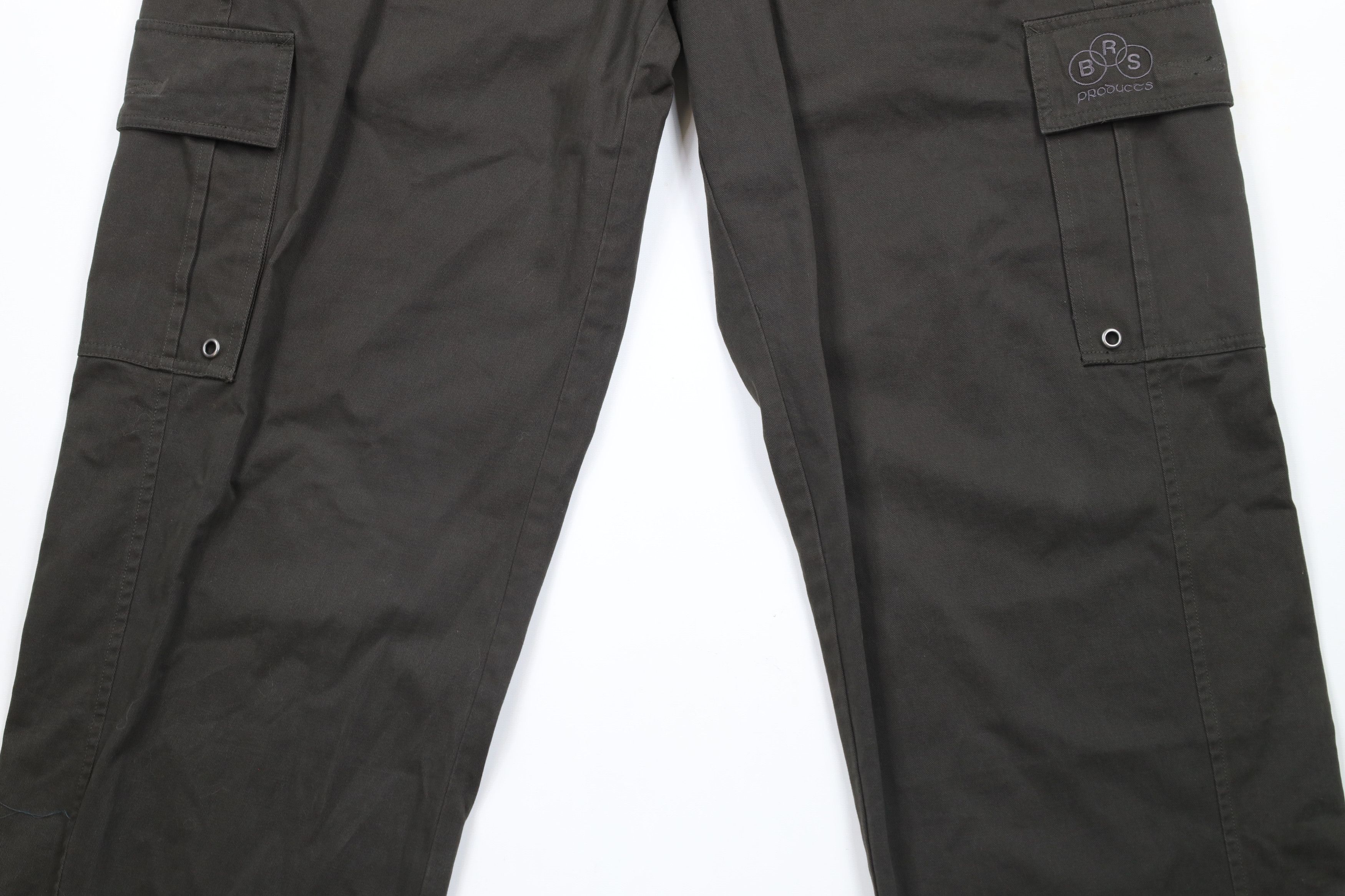 Nike × Vintage Vintage Nike BRS Products Swoosh Baggy Wide Leg Cargo Pants Size US 36 / EU 52 - 3 Thumbnail