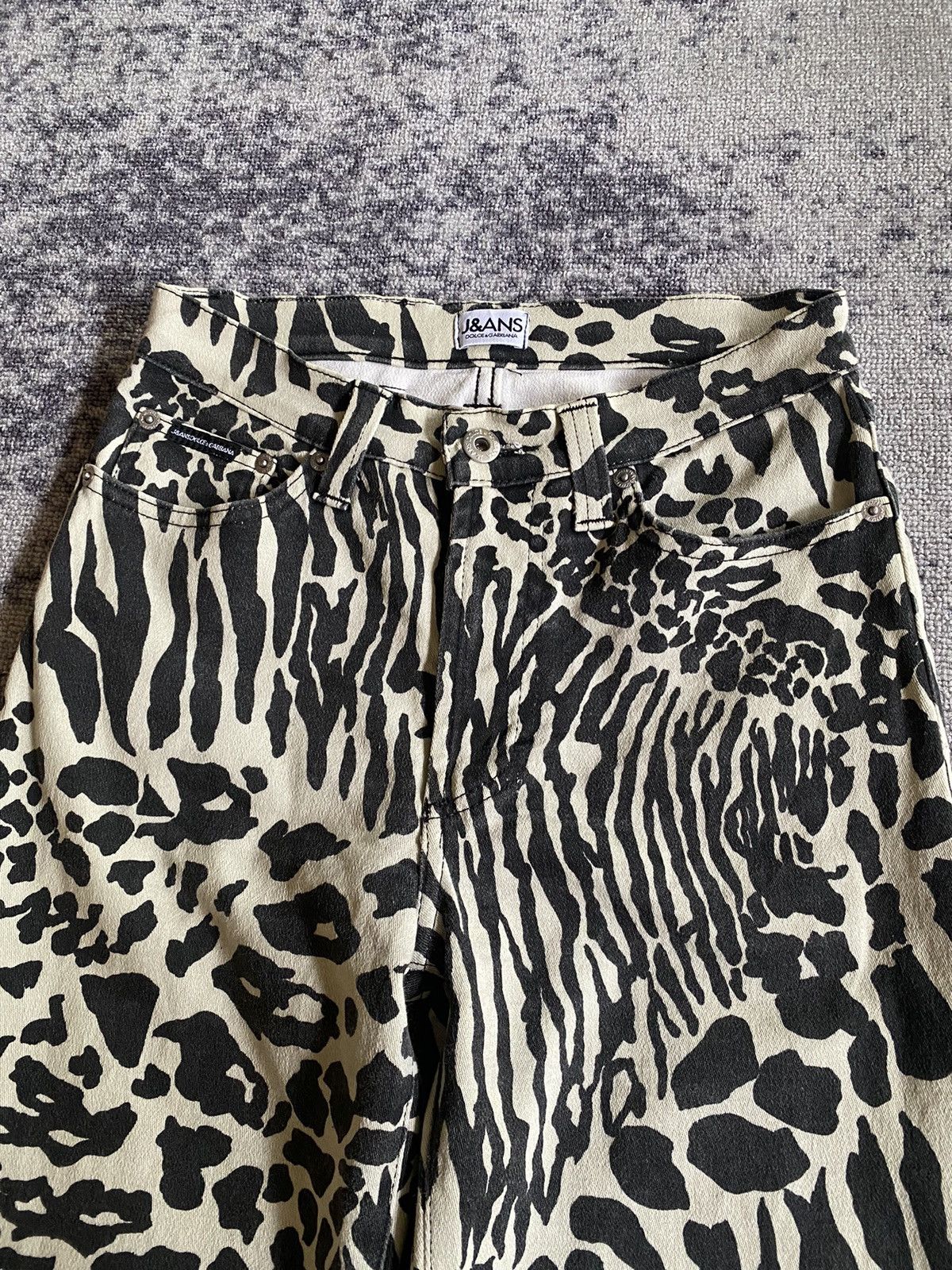 Dolce & Gabbana Dolce & Gabbana J&ans zebra pattern pants Size US 27 - 4 Thumbnail