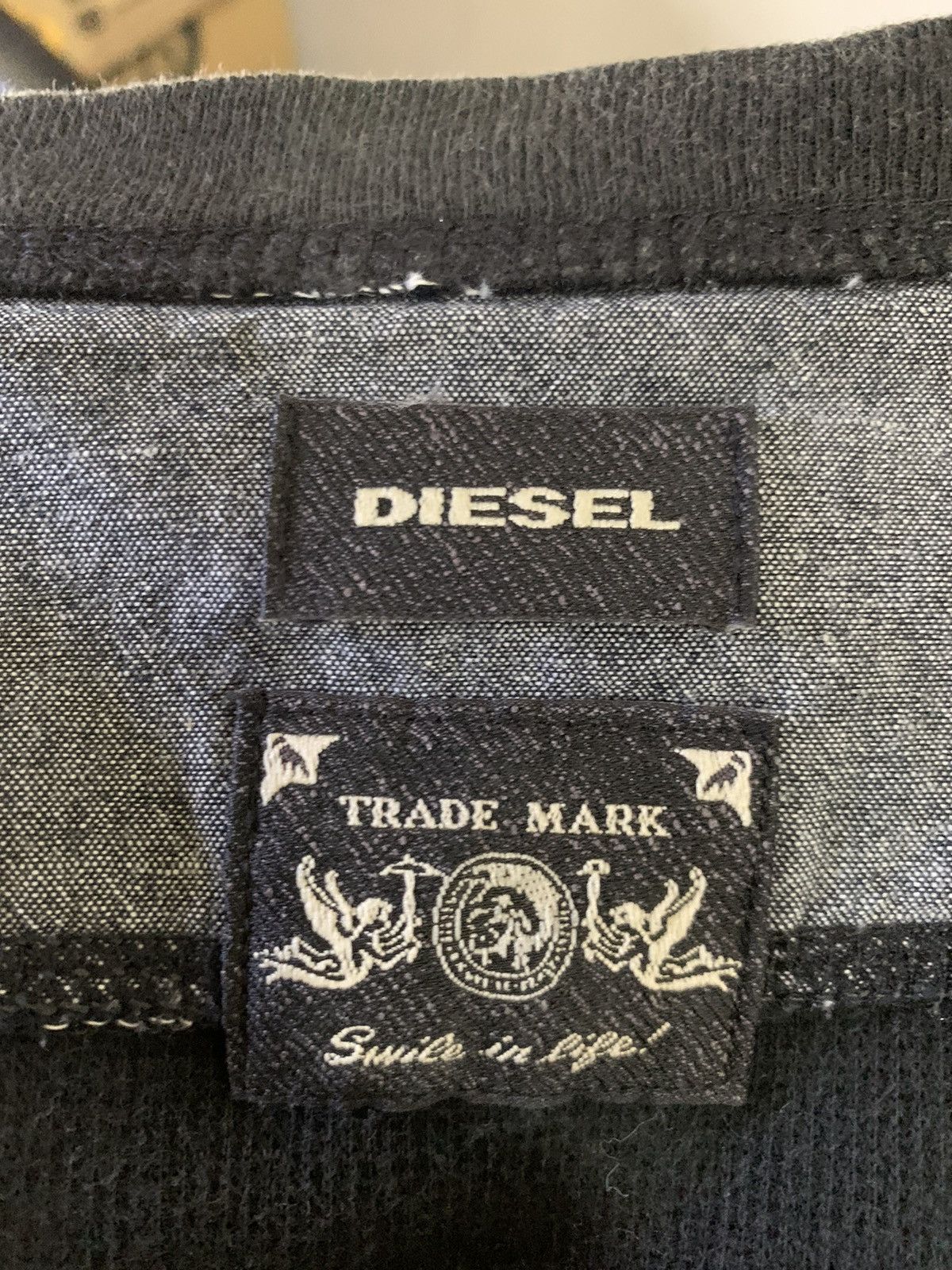 Diesel Y2K Diesel Waffle Kijiy Long Sleeve V-Neck Shirt Size US XXL / EU 58 / 5 - 10 Thumbnail