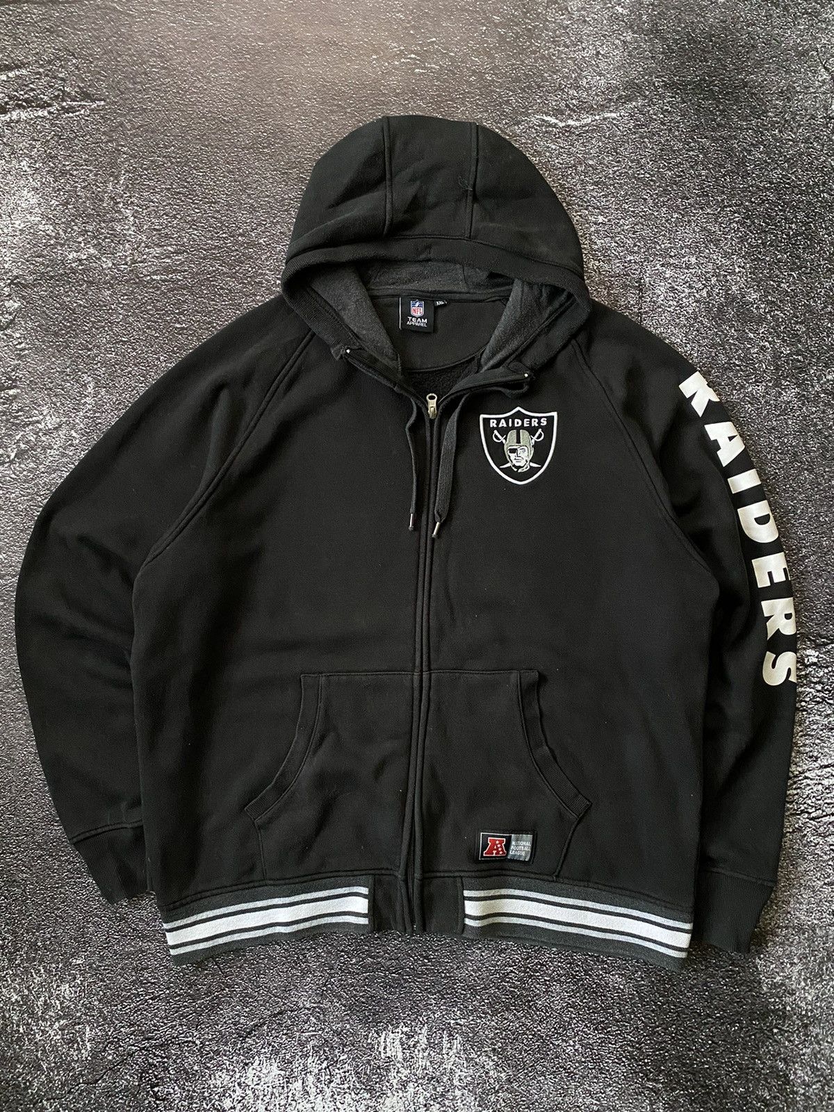 NFL NFL Raiders Zip Hoodie Hoodie 90's Size US XXL / EU 58 / 5 - 1 Thumbnail