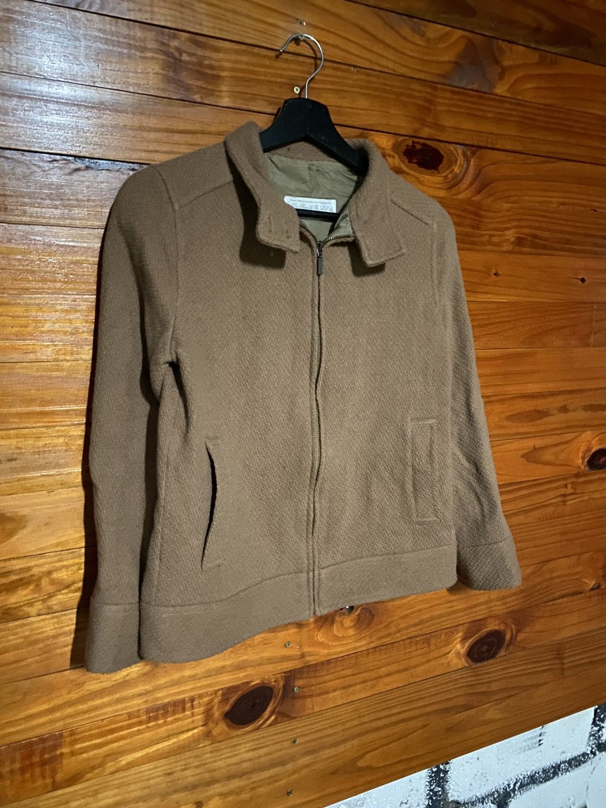 Vintage Do! Family Japan Wool Zip-Up Jacket – Minimalist 90s