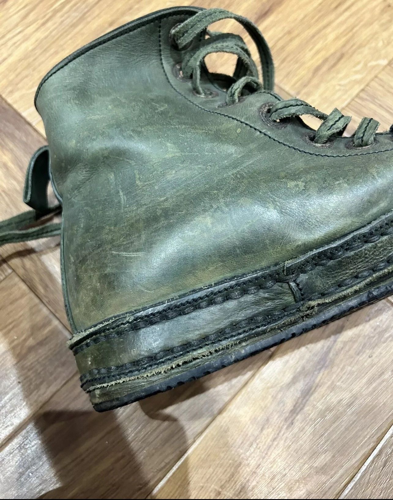 James Kearns James Kearns Handmade Green Horse Leather UK Size 9 Size US 9 / EU 42 - 13 Thumbnail