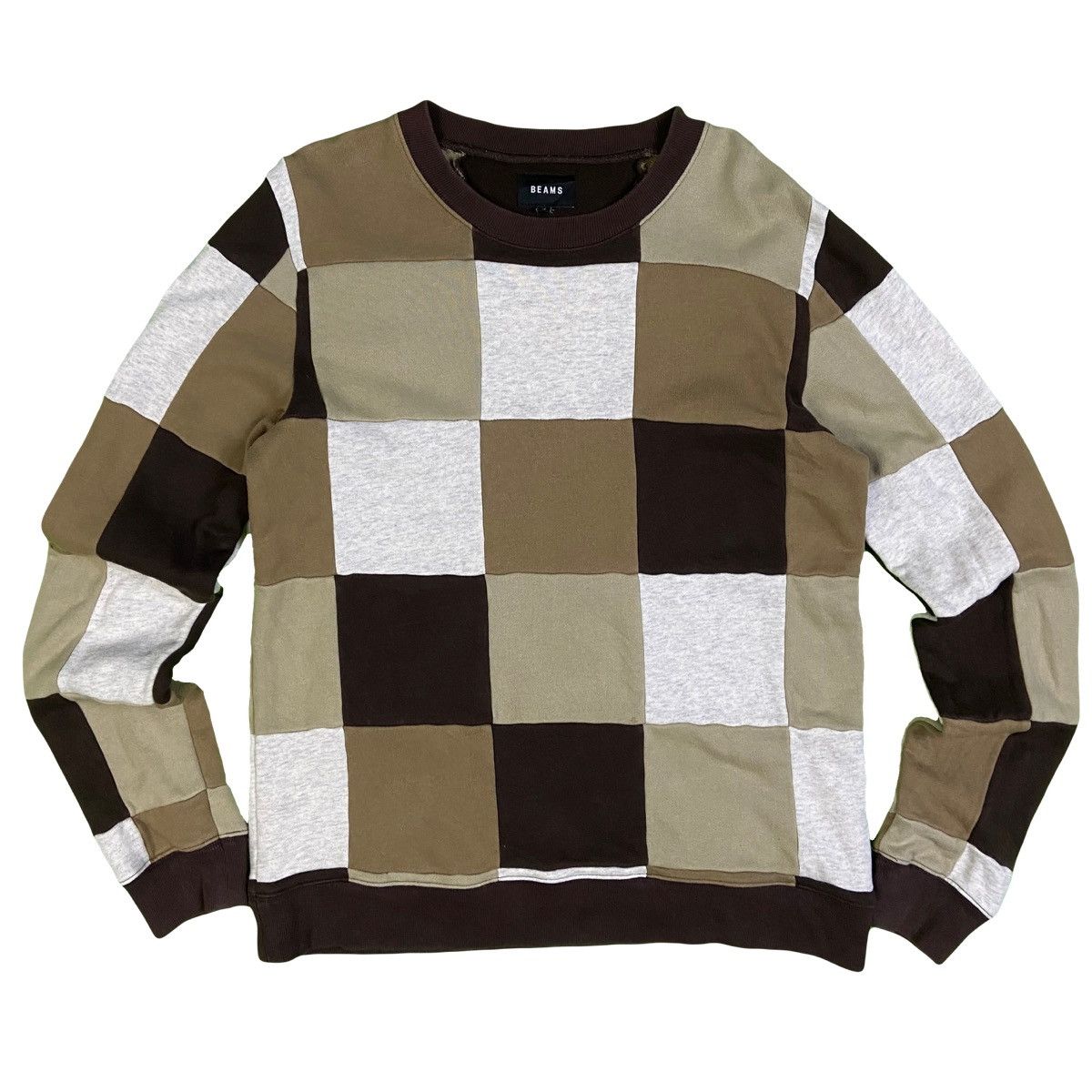 Beams Plus 2000s Beams - Sweatshirt Multi Color Crewneck Size US M / EU 48-50 / 2 - 1 Thumbnail