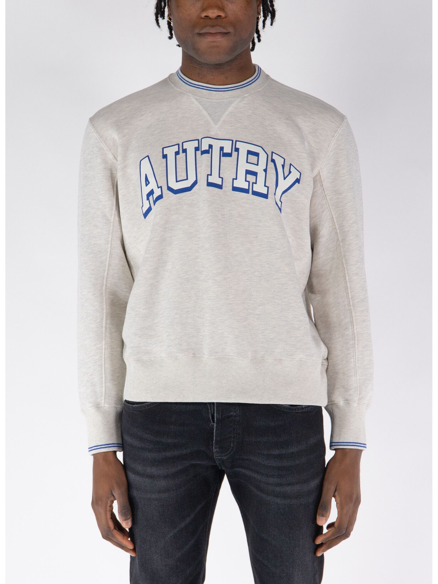 AUTRY o1y0526 Logo Sweatshirt in Light Gray/Blue Size US S / EU 44-46 / 1 - 1 Thumbnail