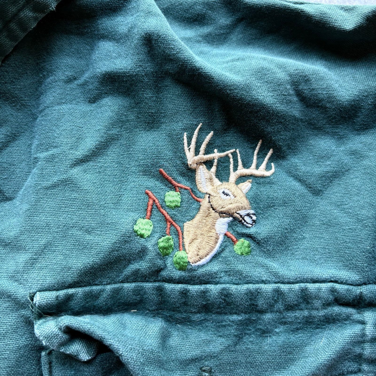 Vintage Beautiful Vintage Distressed IDEAL Embroidered Shirt Size US XL / EU 56 / 4 - 4 Thumbnail