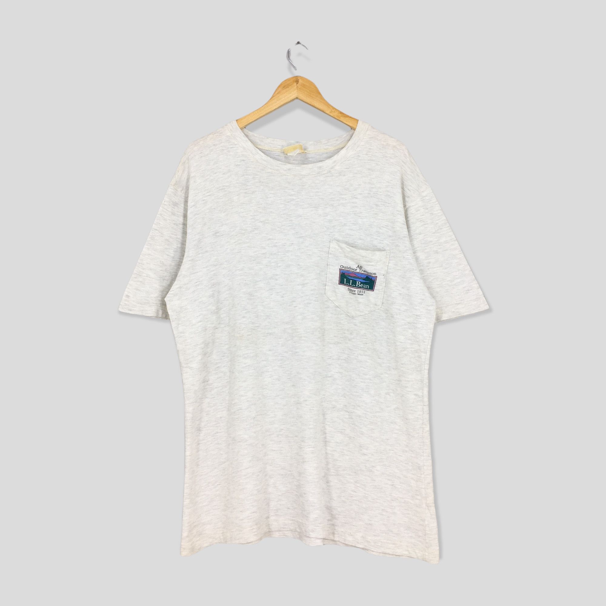 L.L. Bean × Vintage Vintage 1990's LL Bean Outdoor Hiking Tshirt Large Size US L / EU 52-54 / 3 - 1 Thumbnail