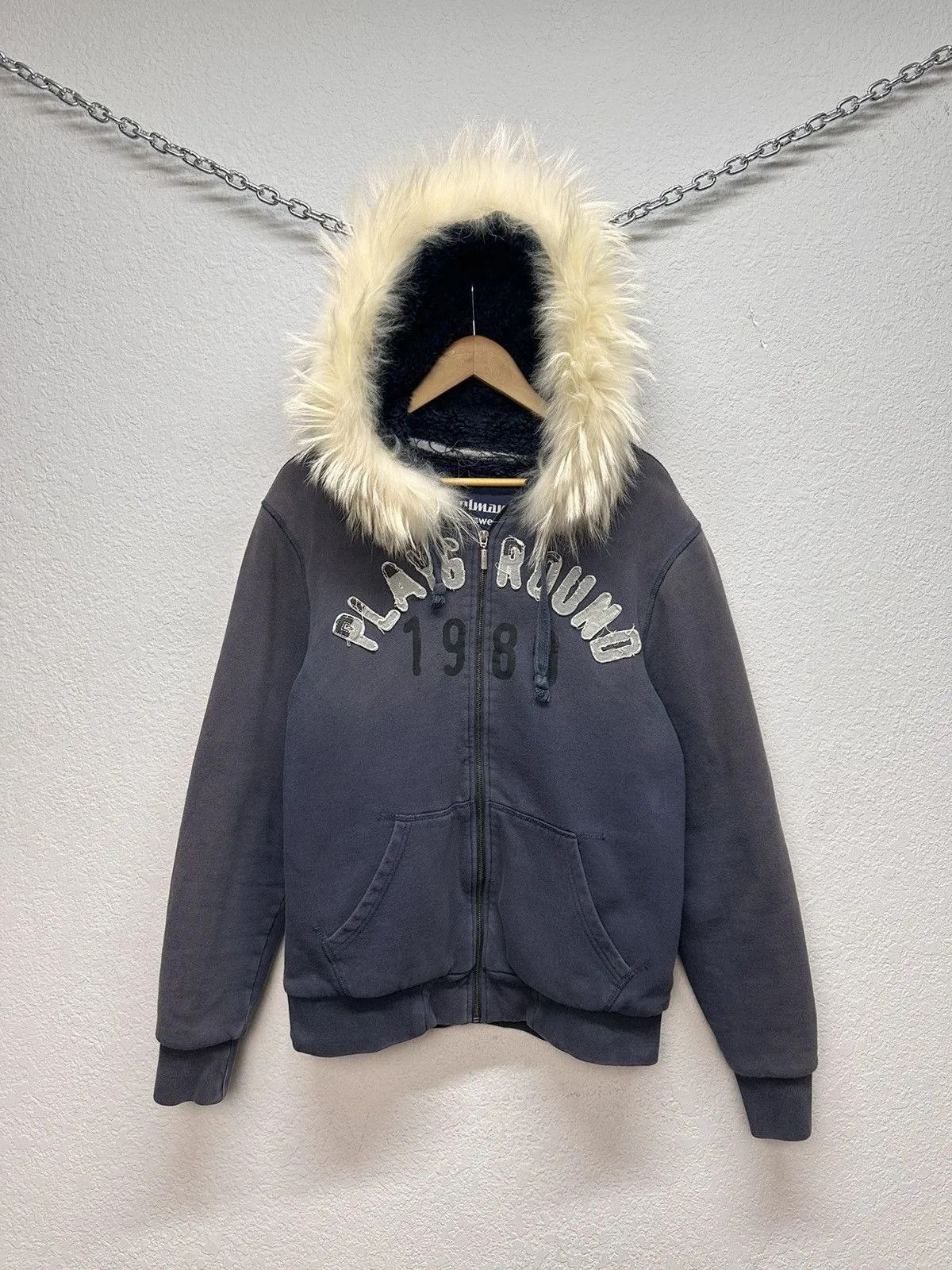 Hysteric Glamour Vintage Hoodie Fur 90s Avand Garde Hysteric Glamour Style Size US XL / EU 56 / 4 - 2 Thumbnail