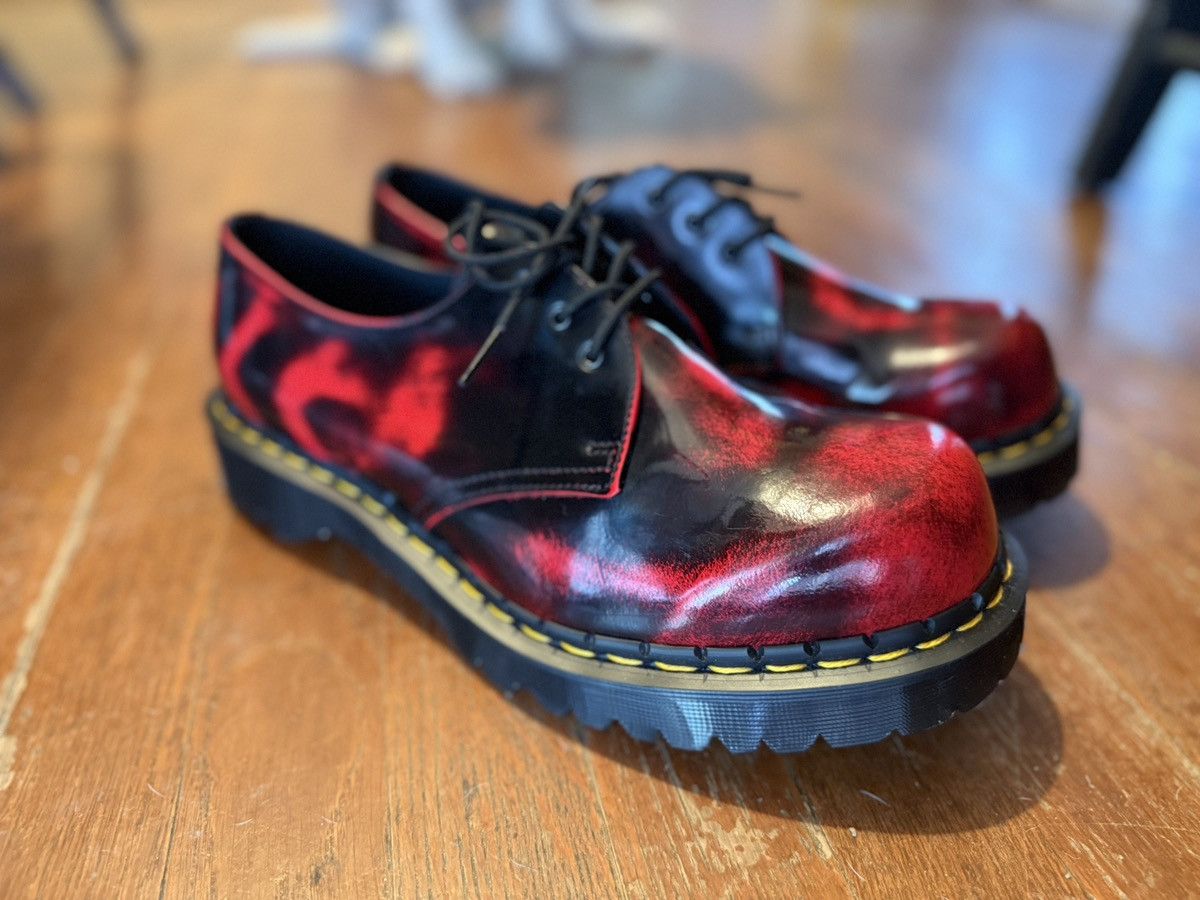 Dr. Martens Dr Martens 1461 MIE Rub Off Lux Black / DMS Red