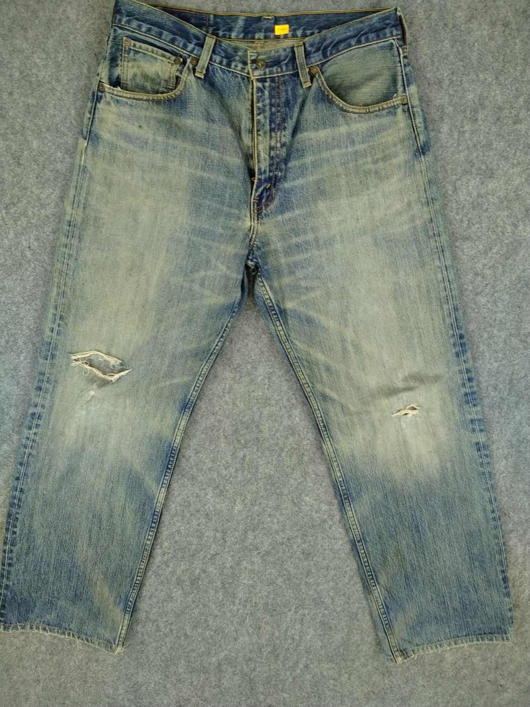 Levi's Faded Blue Vintage Levi's 504 Jeans 33x30.5 Denim -JN862 Size US 33 - 1 Thumbnail