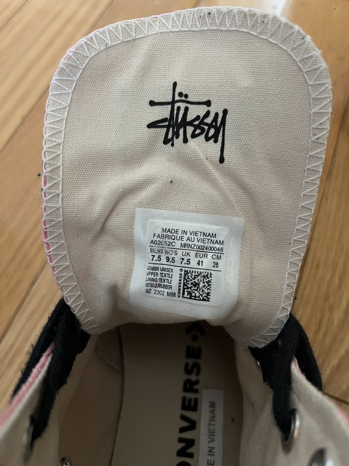Converse × Stussy Converse x Stüssy Chuck 70 “Surfman” Pink Size US 7.5 / EU 40-41 - 6 Thumbnail