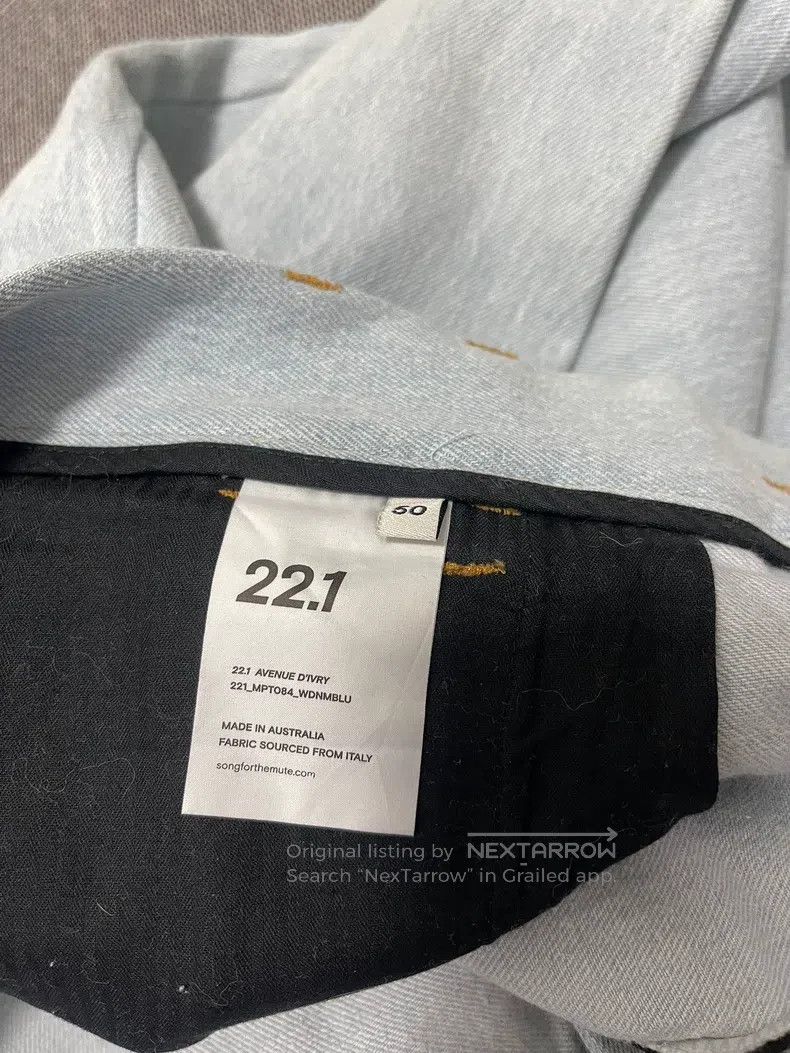 Song For The Mute SONG FOR THE MUTE Chain key straight-leg pants Size US 34 / EU 50 - 6 Thumbnail