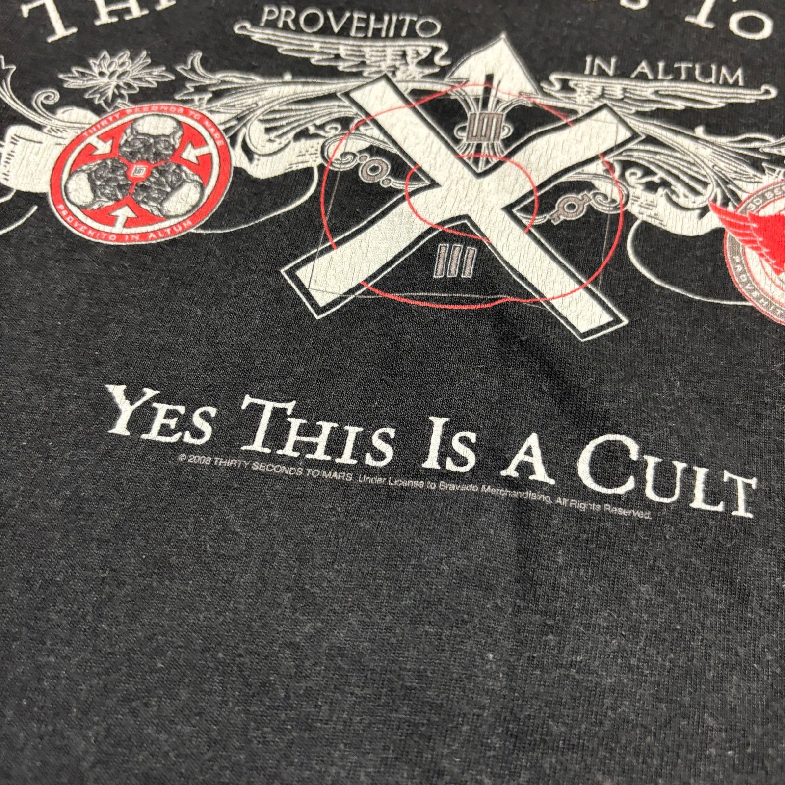 Band Tees × Hanes 30 Seconds To Mars 2008 A Beautiful Lie Cult Shirt Large Size US L / EU 52-54 / 3 - 3 Thumbnail