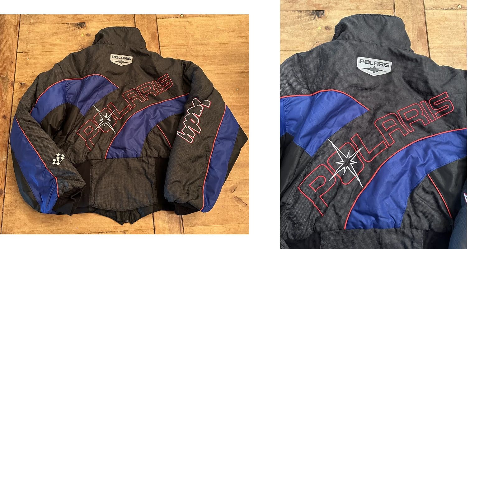 Vintage VINTAGE Polaris Indy Women's Jacket Coat Thermoloft Blue & Black Graphic Large Size L / US 10 / IT 46 - 8 Thumbnail