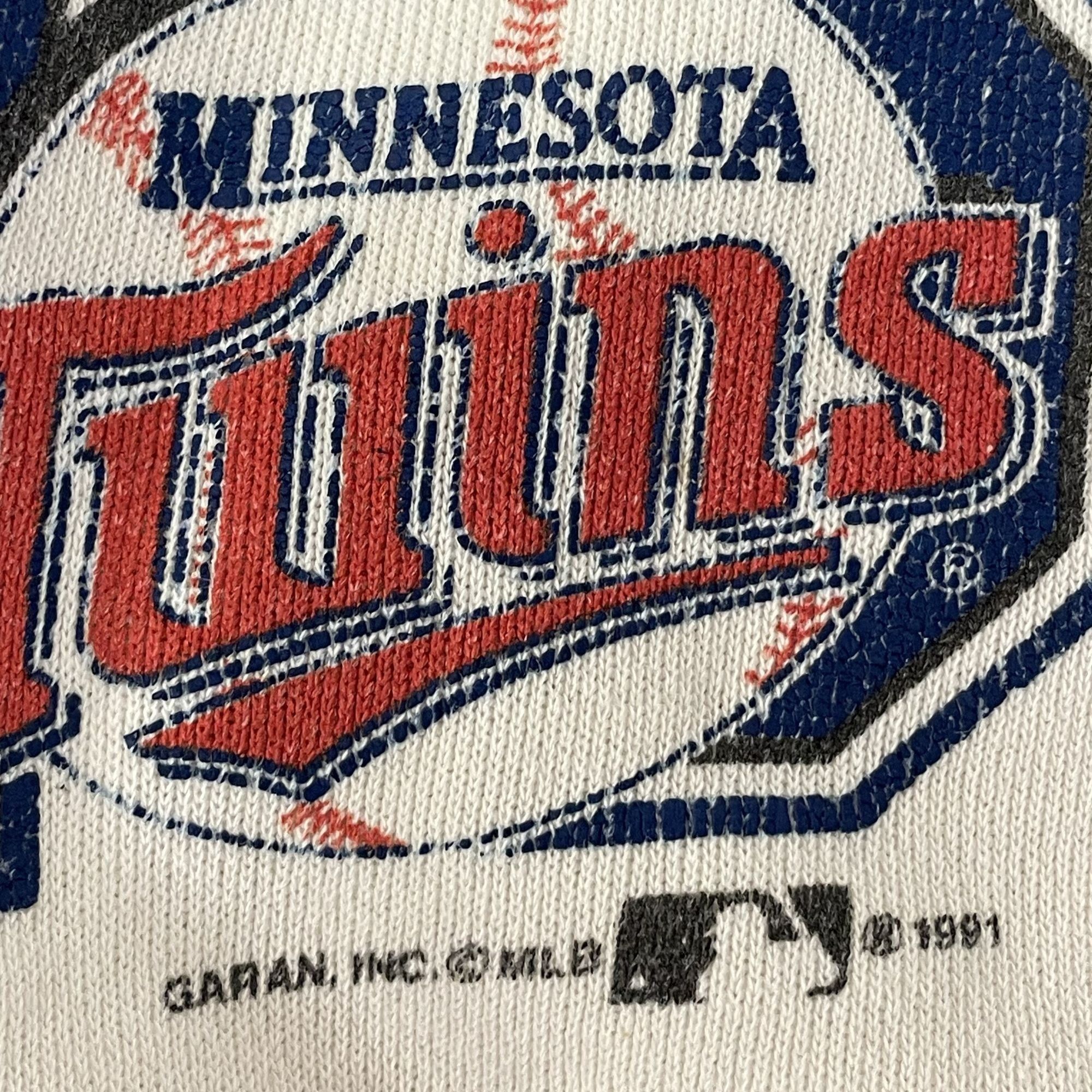 Other Vtg Garan MLB 1991 World Series American League Baseball Size US XL / EU 56 / 4 - 3 Thumbnail