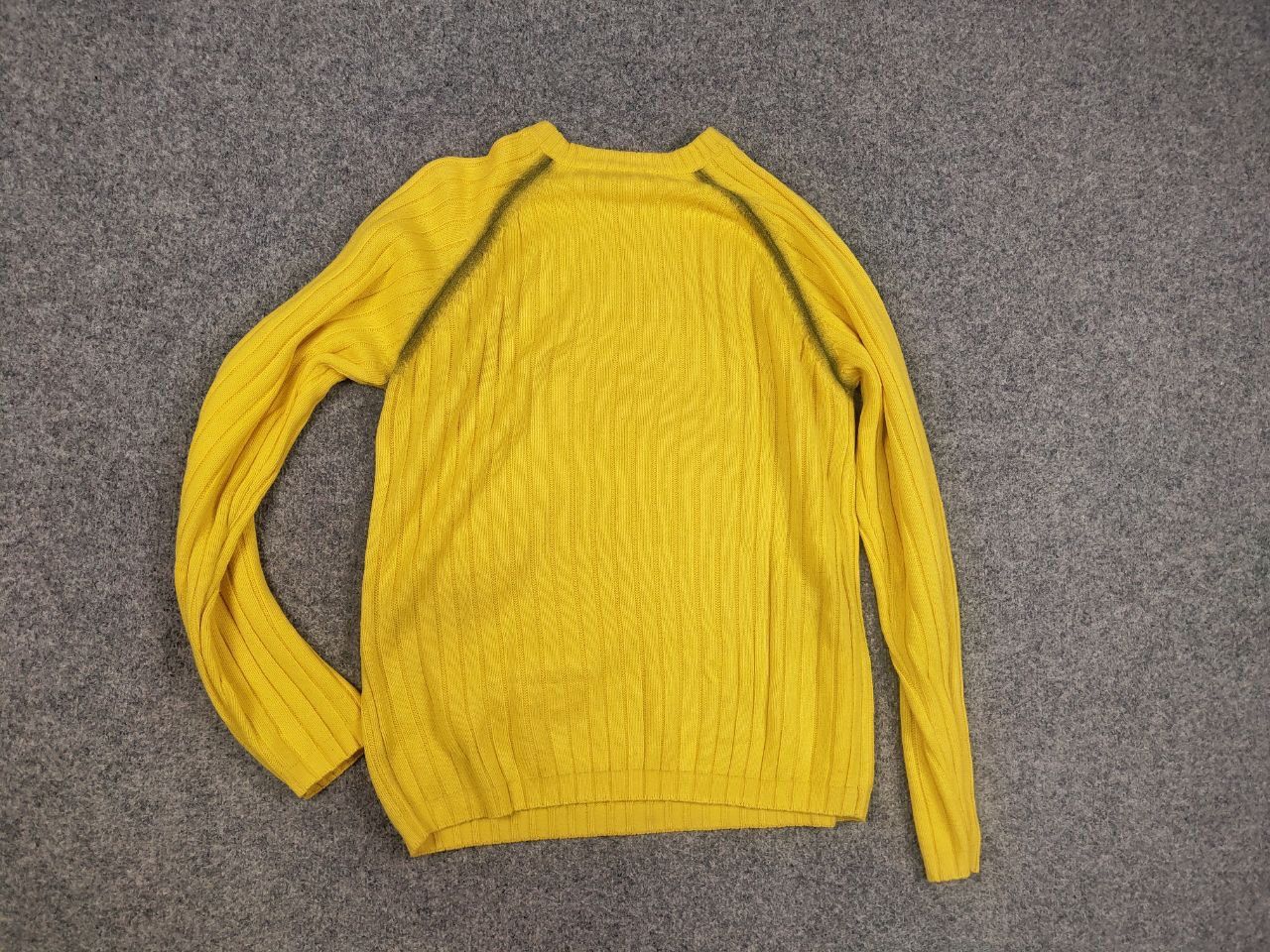 If Six Was Nine Vtg Y2K Hysteric Glamour Style Opium Yellow ribbed sweater Size US M / EU 48-50 / 2 - 10 Thumbnail