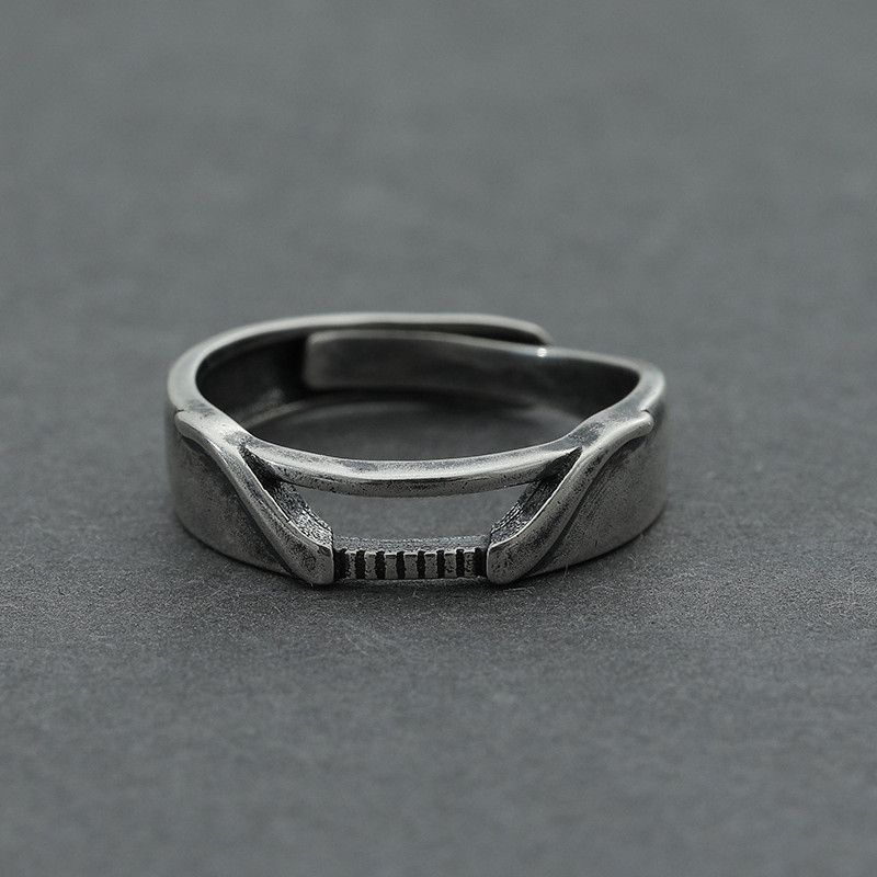 Japanese Brand × Jewelry Trendy S925 Men Ring Size ONE SIZE - 3 Thumbnail