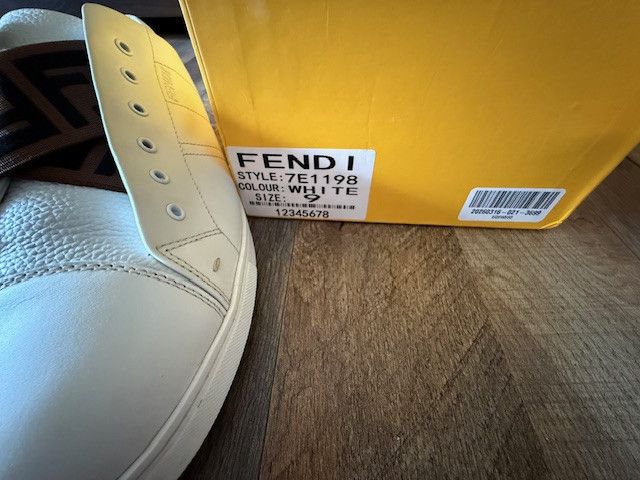 Fendi Fendi leather sneakers Size US 10 / EU 43 - 4 Thumbnail