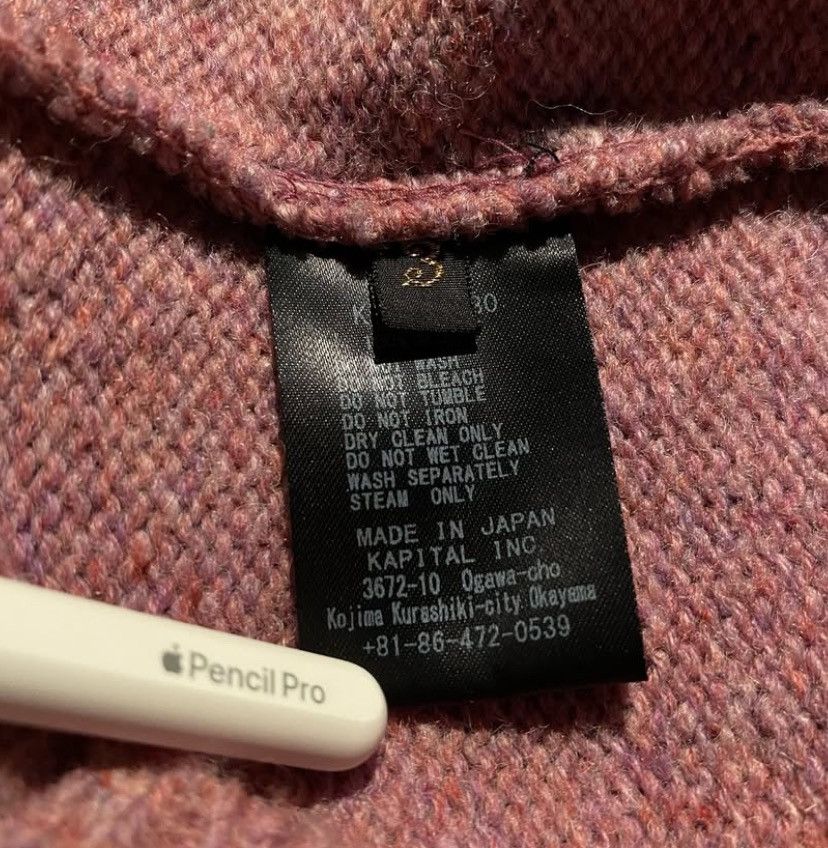 Kapital Kapital 5g knit skeleton sweater pink Size US L / EU 52-54 / 3 - 4 Thumbnail