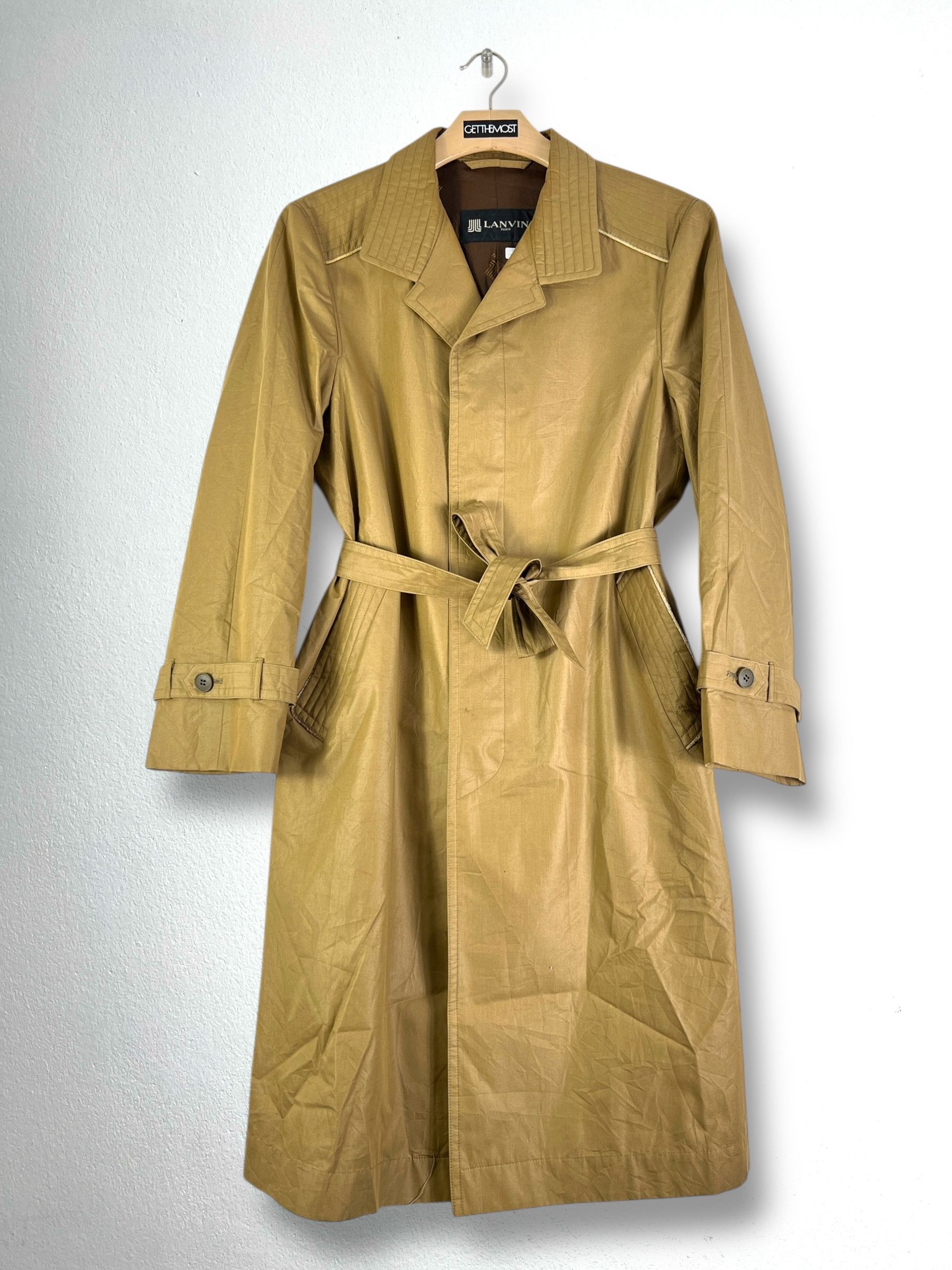 Lanvin LANVIN Trench Coat (48) GTMP273 Size US M / EU 48-50 / 2 - 1 Thumbnail