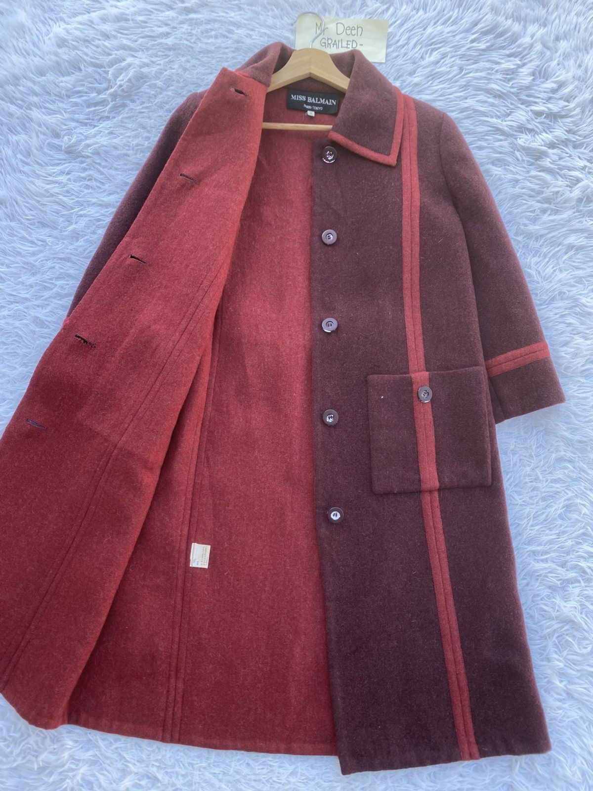 Balmain Rare Vintage 90s Swiss Balmain Wool Jacket Size M / US 6-8 / IT 42-44 - 10 Thumbnail