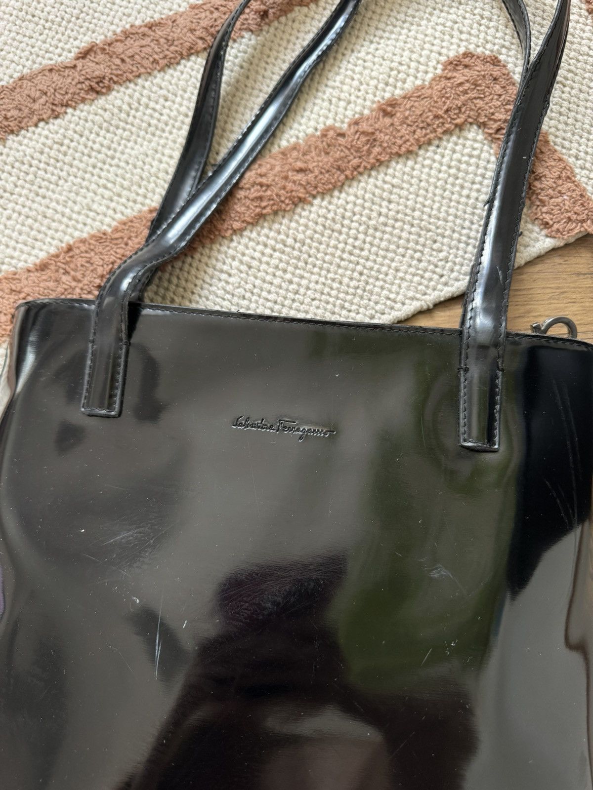 Salvatore Ferragamo × Vintage SALVATORE FERRAGAMO MADE IN ITALY LACQUER BAG Size ONE SIZE - 2 Thumbnail