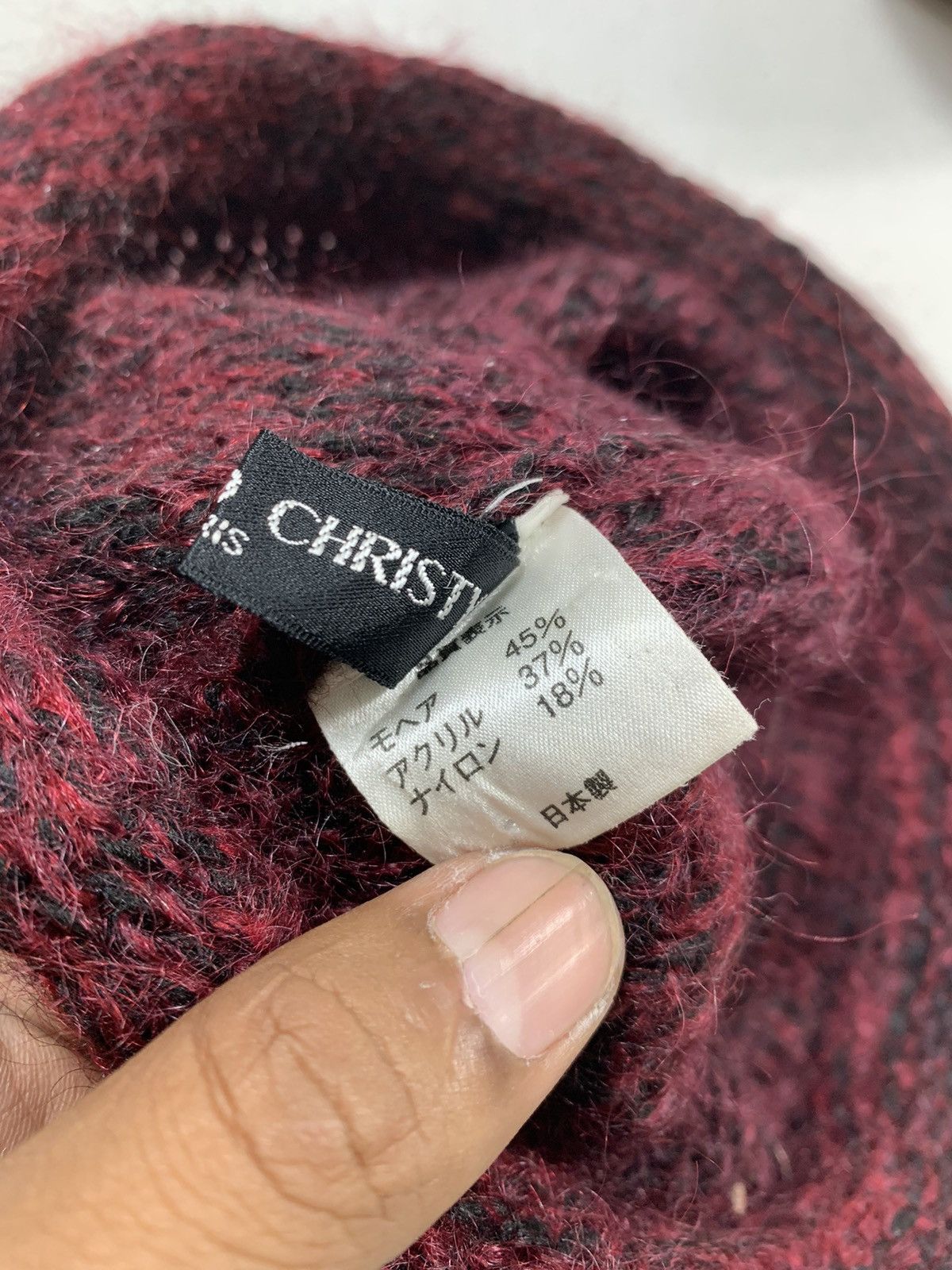 Japanese Brand × Kapital × Vintage Crochet knitted Hairy Beanie Hats RARE Size ONE SIZE - 5 Thumbnail
