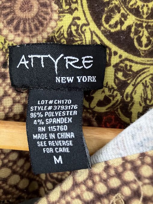 Other Attyre NY Animal Print Art to Wear Women's Jacket sz M Size M / US 6-8 / IT 42-44 - 3 Thumbnail