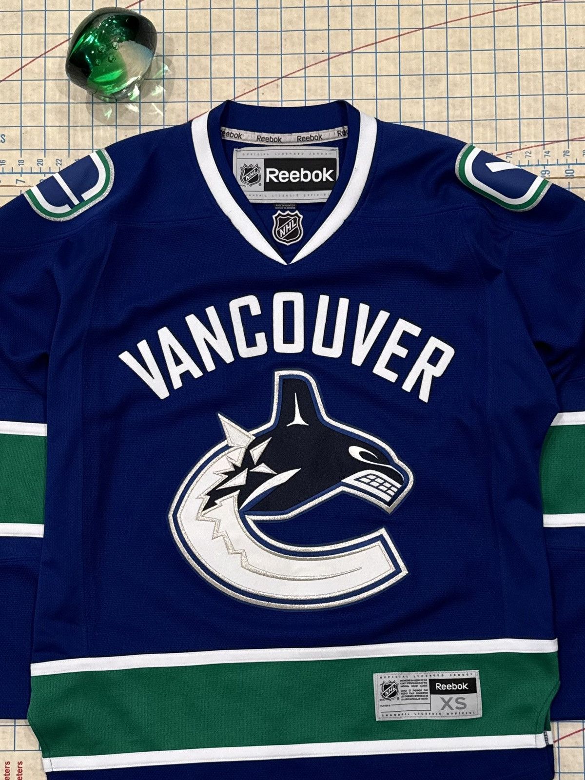 Reebok Reebok Vancouver Canucks Jersey 2015 Blue Mens Size XS Orca Size US XS / EU 42 / 0 - 3 Thumbnail