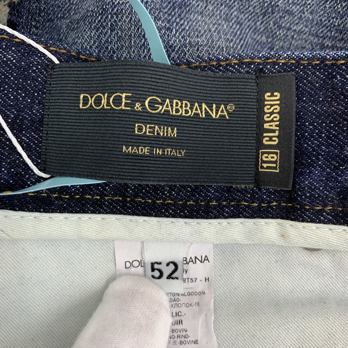 Dolce & Gabbana Dolce & Gabbana Dark Blue Distressed Denim Pants K26WX Size US 36 / EU 52 - 7 Thumbnail
