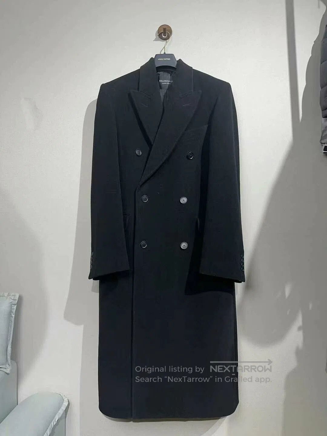 Balenciaga balenciaga black cashmere long coat. Size US L / EU 52-54 / 3 - 1 Thumbnail