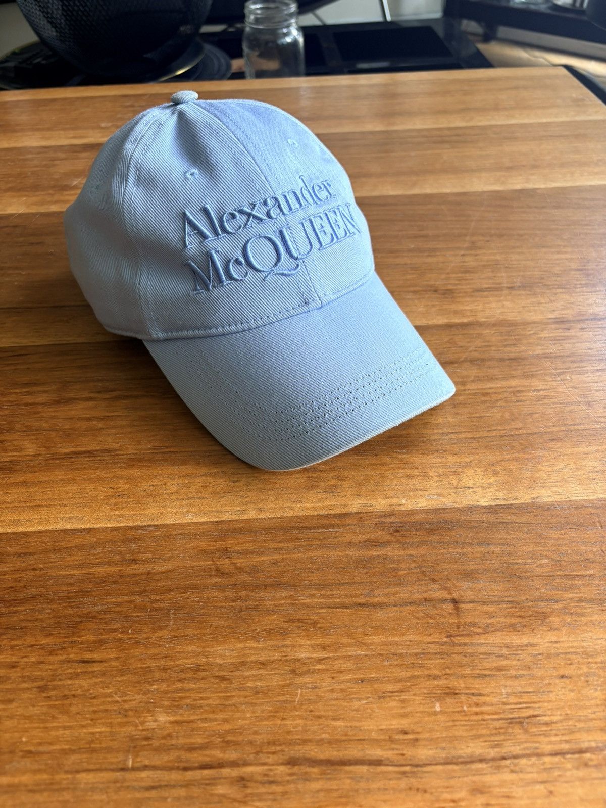 Alexander McQueen Alexander McQueen Light Blue Cap Size ONE SIZE - 1 Thumbnail