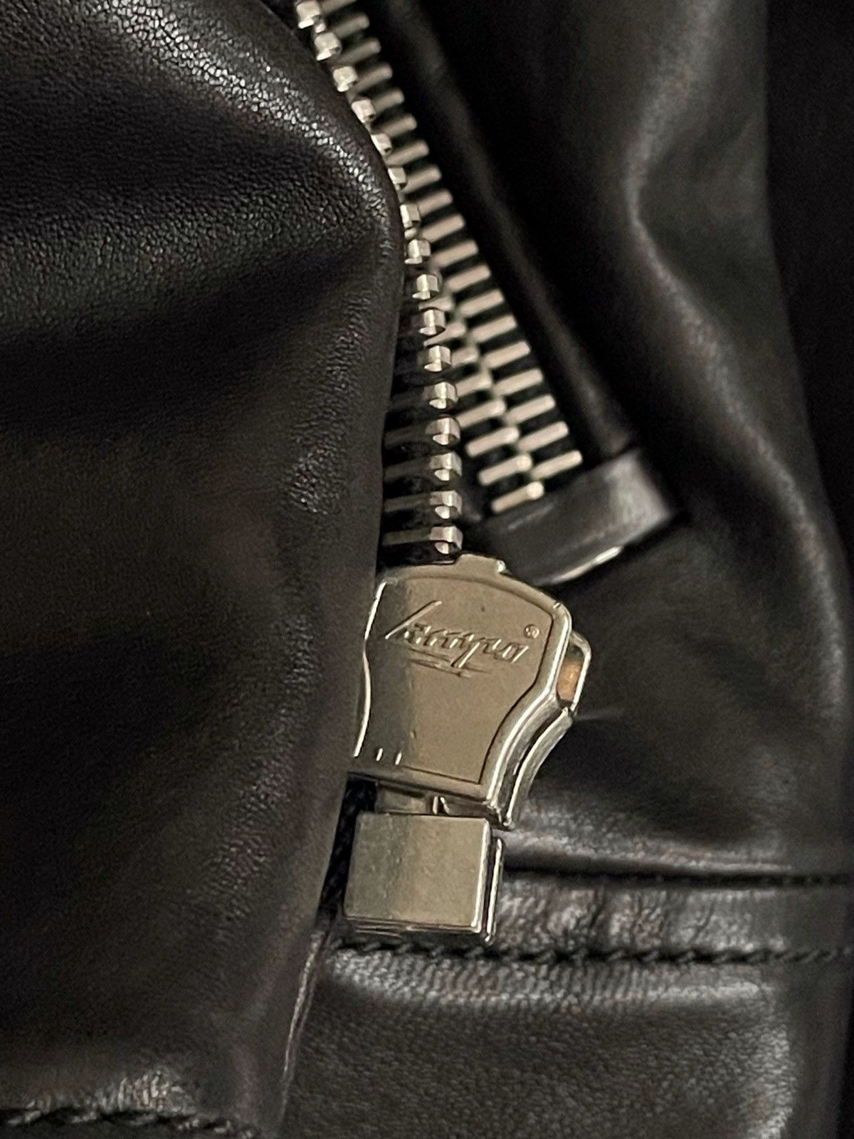 Prada Prada Biker leather zip jacket Size L / US 10 / IT 46 - 16 Thumbnail